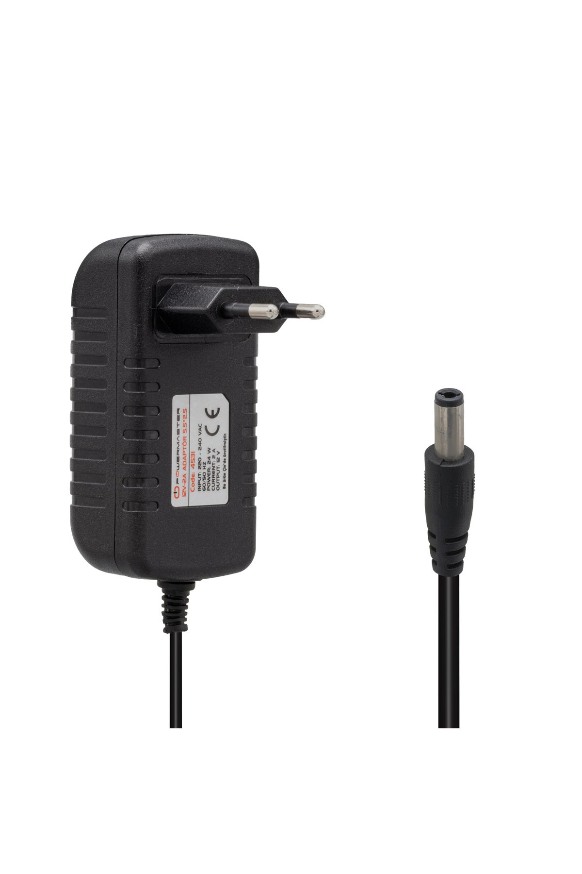 YTT Marketing YTTMRK pm-4531 12 volt - 2 amper 5.5*2.5 mm uçlu plastik kasa priz tipi adaptör