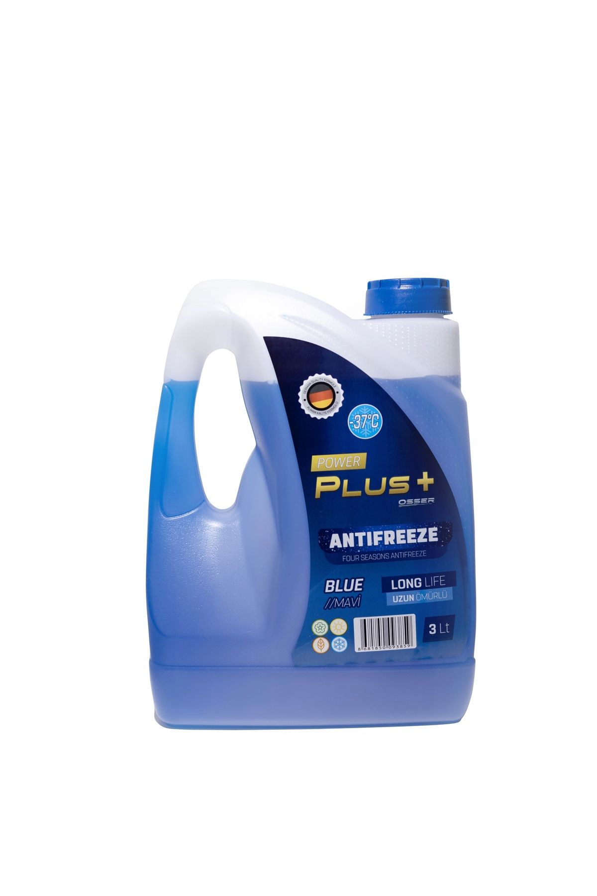 OSSER Power Plus Antifriz 3 Lt Mavi -37 Derece