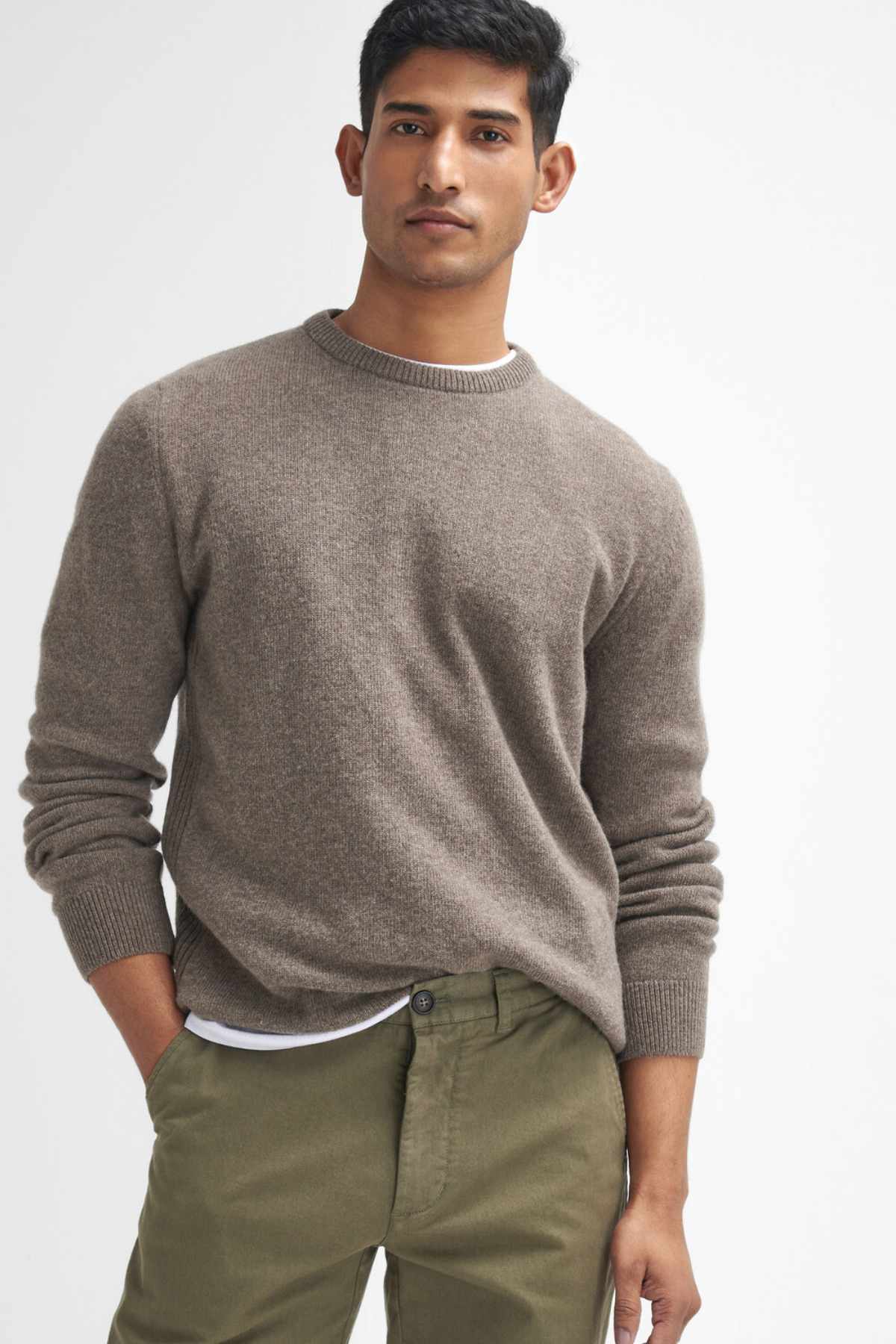 شلوار مردانه راسته فاق نرمال | باربور Barbour MTR0728-794 - تصویر 3
