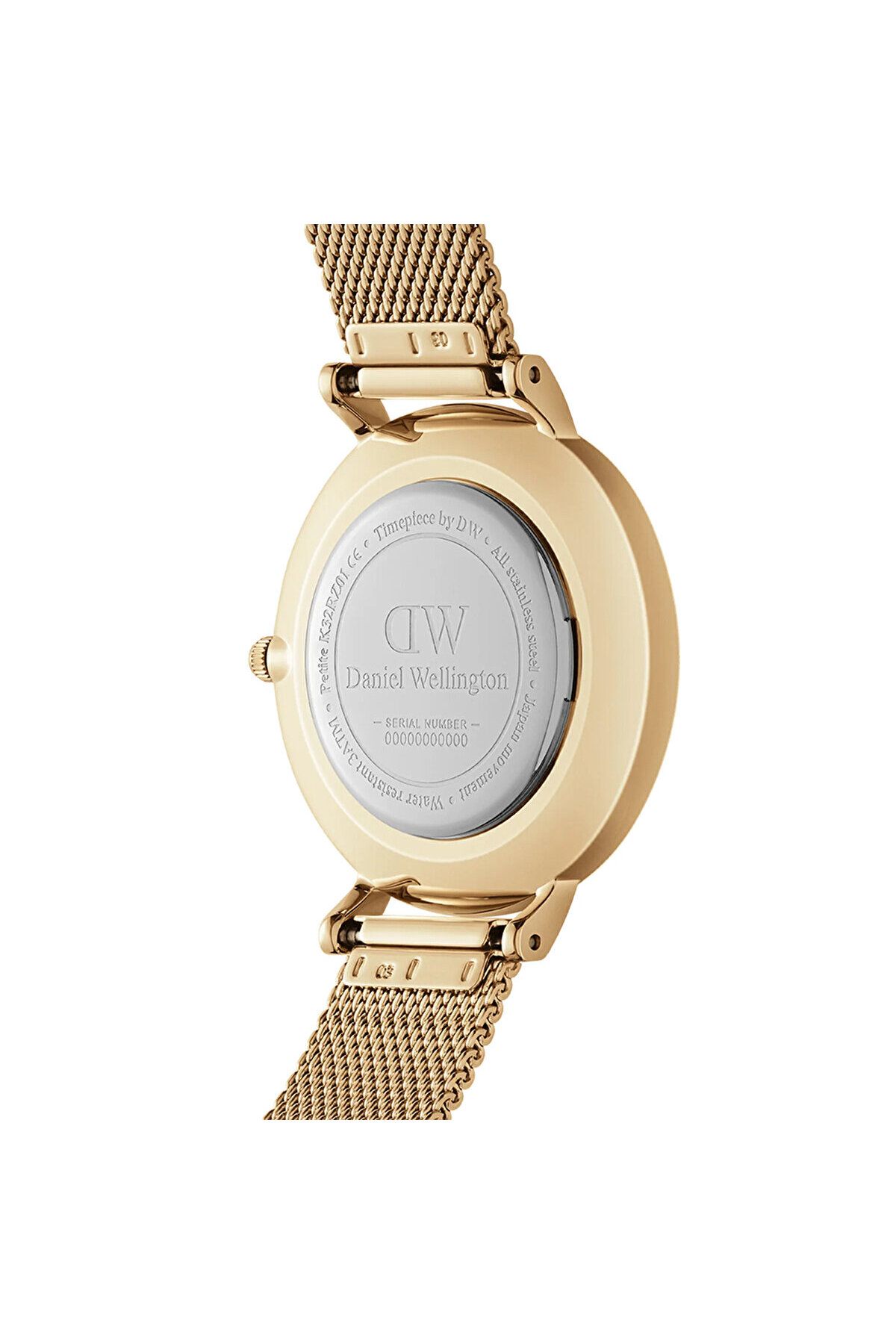 ساعت طلایی زنانه ریزه زمرد 32 میلی متری سبز Daniel Wellington