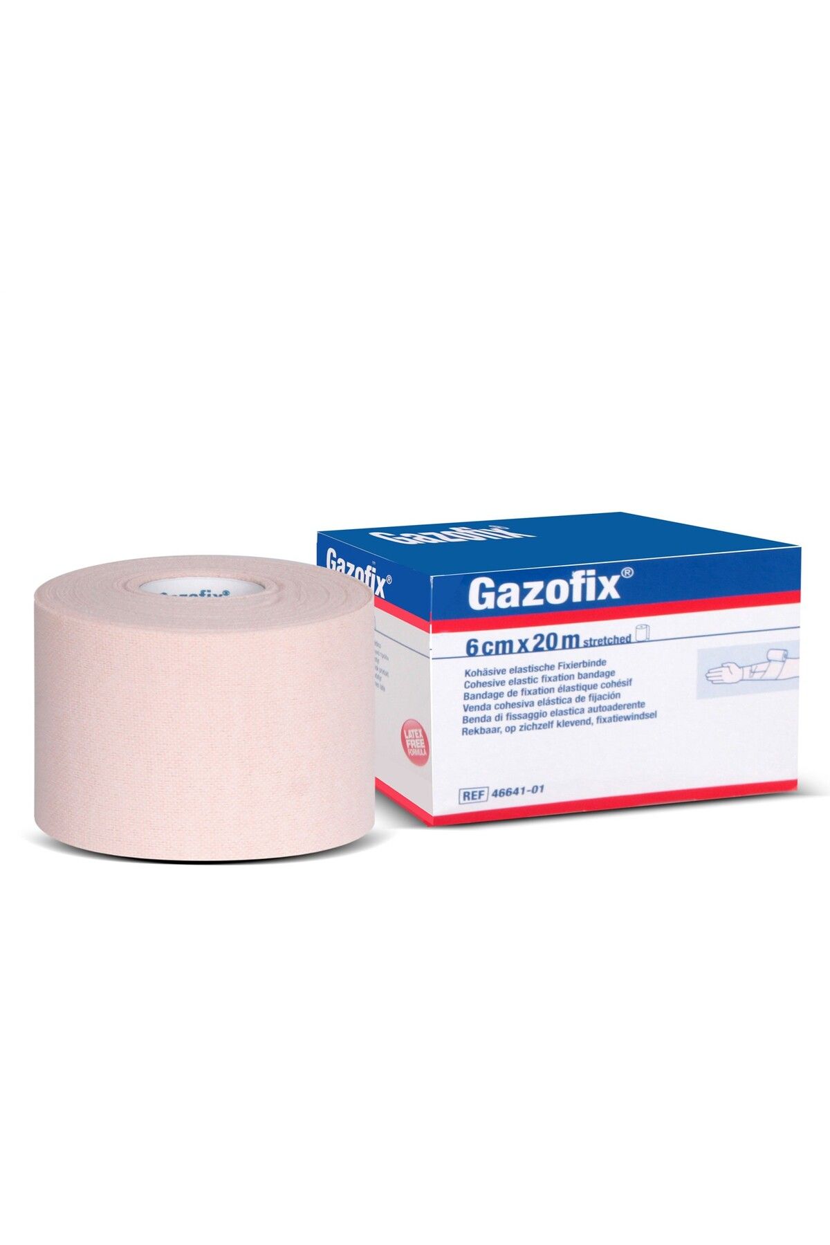 BSN Gazofix 6cm X20m Lf Bsn Fiksasyon Bandajı Ten