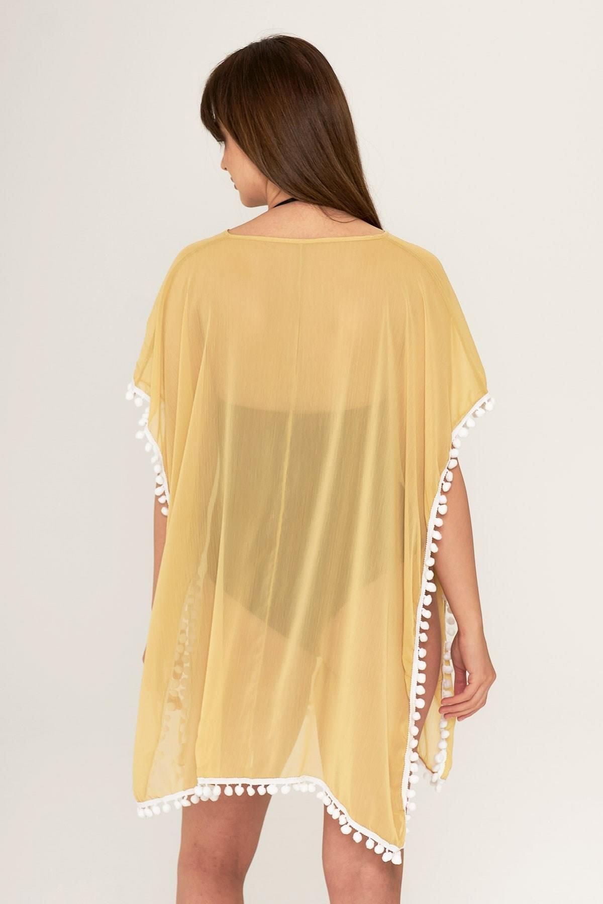 EMINNA-Yellow Beach Dress 4