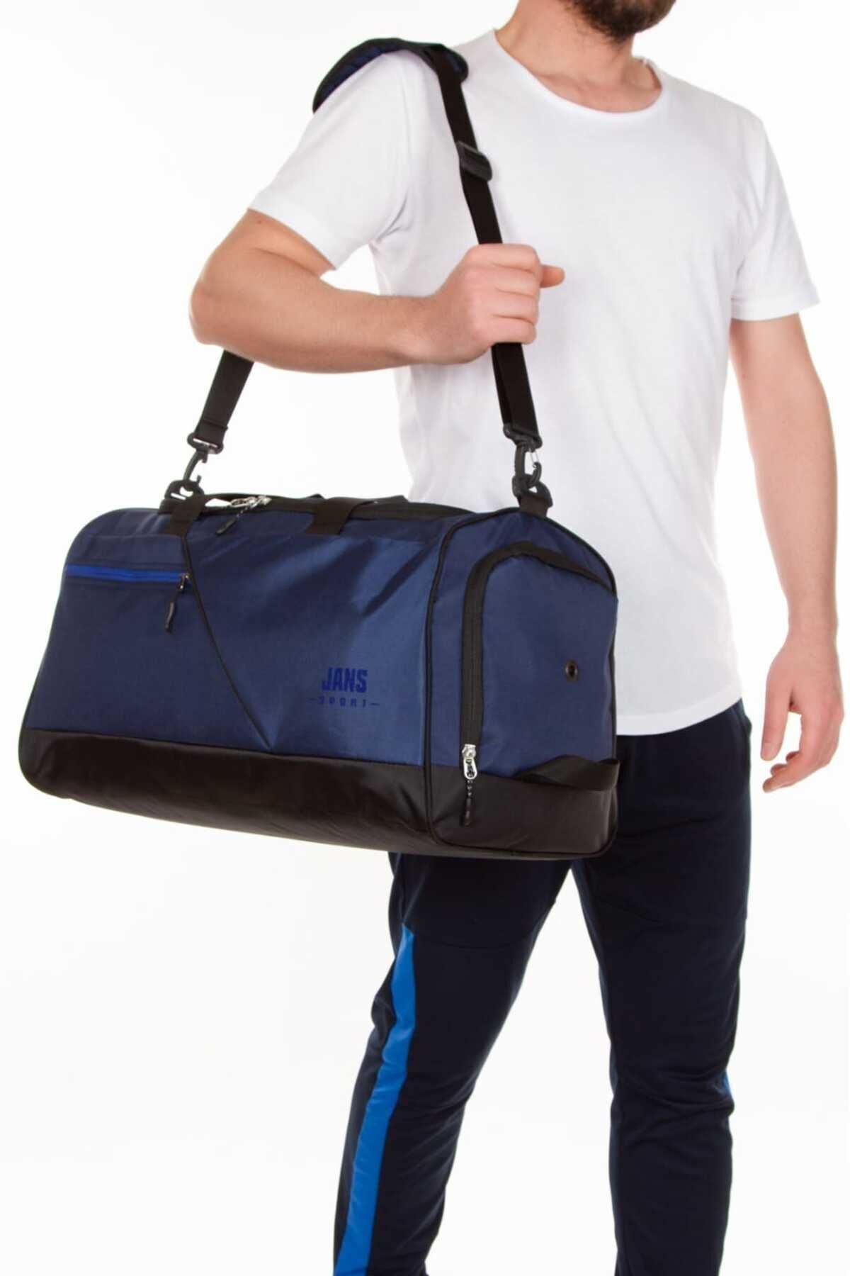 OBAY LİFE Navy Blue Jans Curea Reglabilă De Mărime Medie Sport De Fitness Geantă Sport De Călătorie Zilnică Unisex - One Size