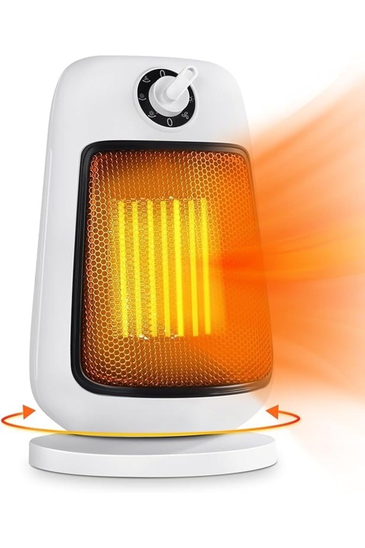 VARSTHREE 1500W Salınımlı, Aşırı Isınma ve Devrilme Korumalı Elektrikli Seramik Fanlı Isıtıcı
