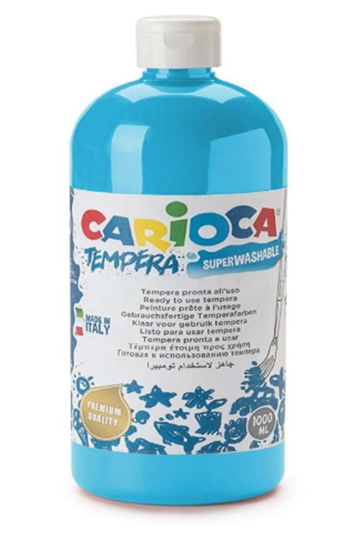 وسایل رنگ آمیزی آبی انگشت شستشو اورجینال Carioca