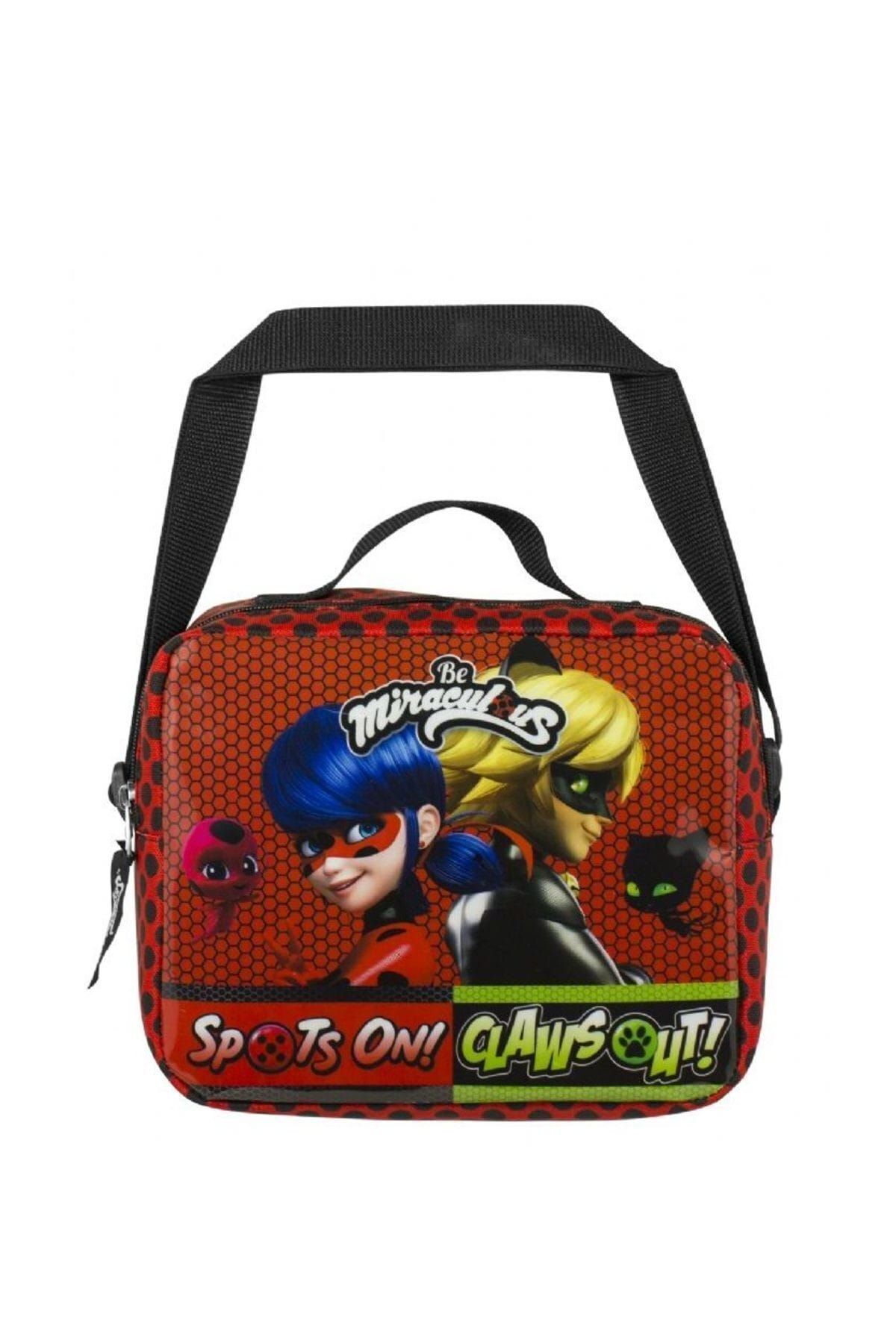 ÜMİT ÇANTA-Miraculous Ladybug and Cat Noir Printed Lunch Box 2134 1