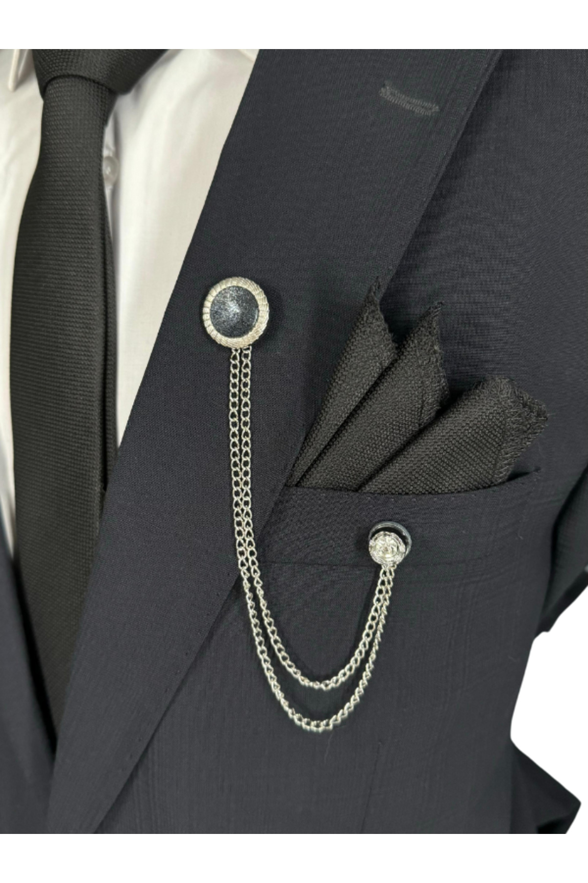 HARES Damat Ceket Yaka Zinciri