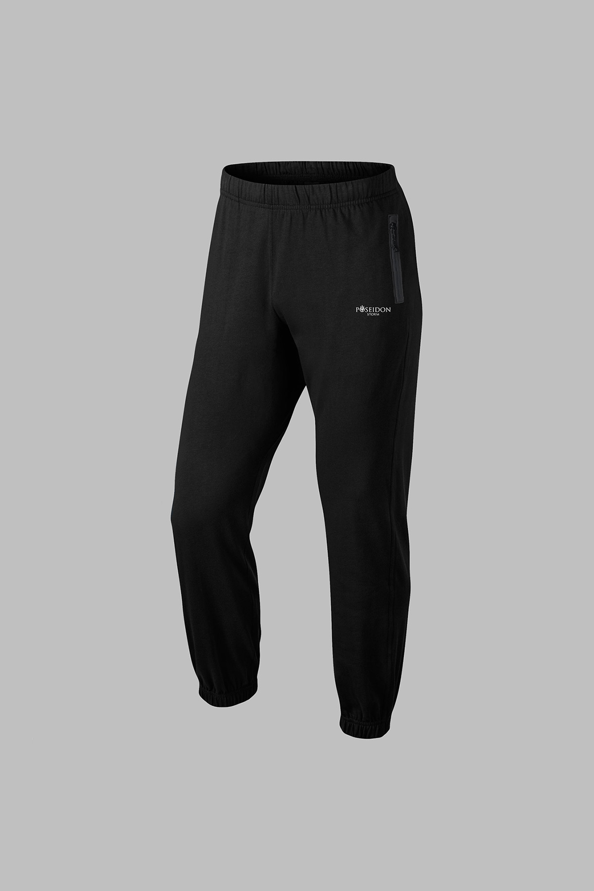 POSEIDON STORM-Men's Red Custom Supra Combed - Zippered Running and Walking Set, Plus Size 4XL-1 3