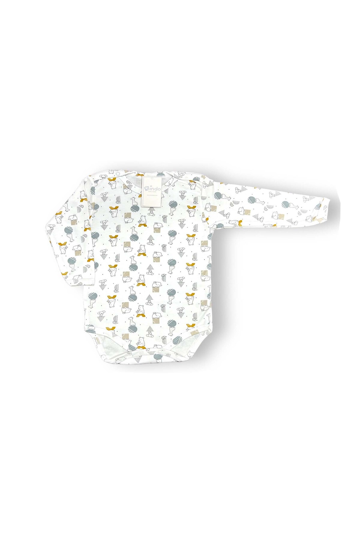 کیندو بیبی بادی طرحدار چسبی مناسب برای سنین ۰/۳ ماه تا ۴ سال کیندو بیبی بادی طرحدار چسبی مناسب برای سنین ۰/۳ ماه تا ۴ سال