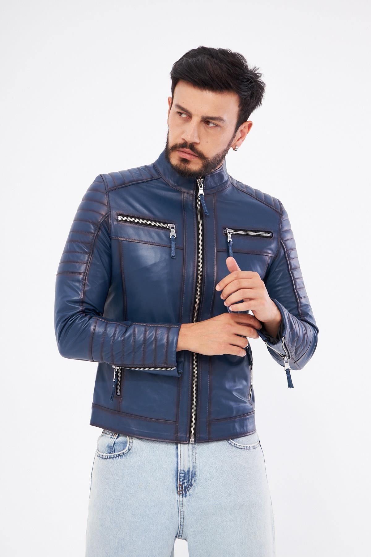 کاپشن چرم دری نس DER109