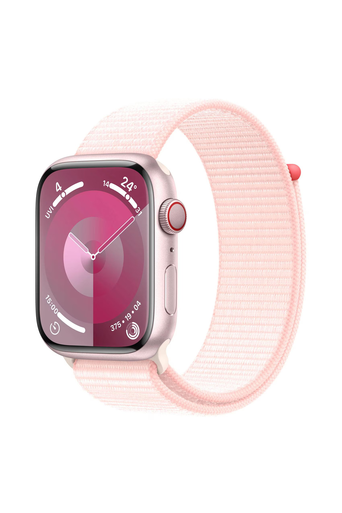 Apple Watch Series Lte 41mm Pink Aluminium Light Pink Sport Loop
