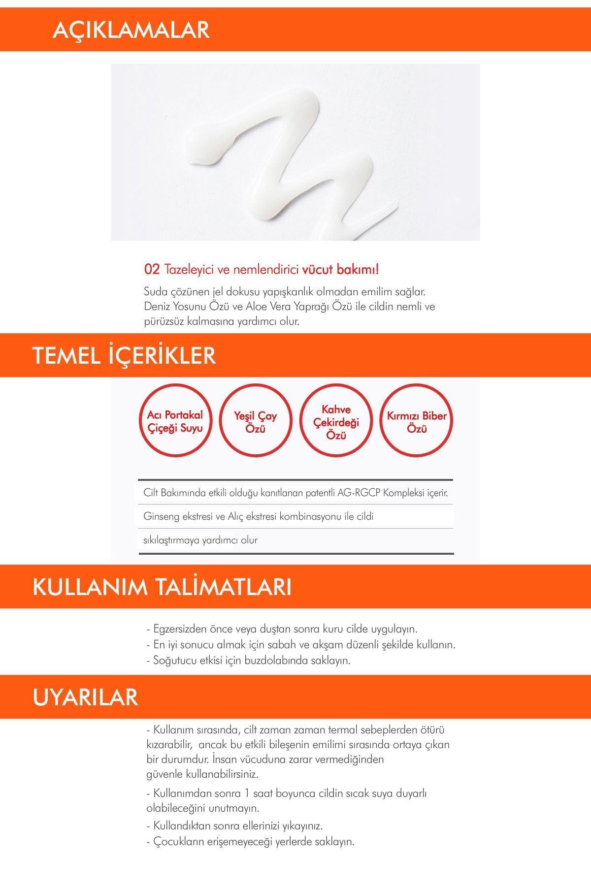 Sıcak&Soğuk Çift Etkili Sıkılaştırıcı Masaj Jeli 200ml Hot Burning Body Gel — 111343 — تصویر 3 از 3
