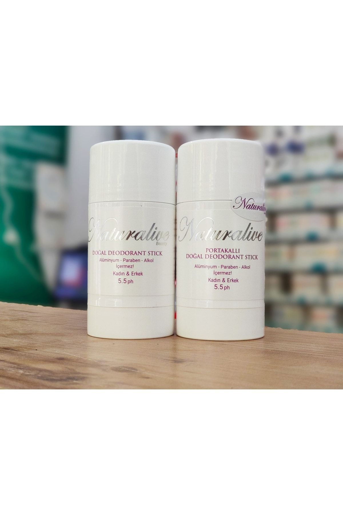ست دئودورانت طبیعی + استیک پرتقال 2 تایی Naturalive