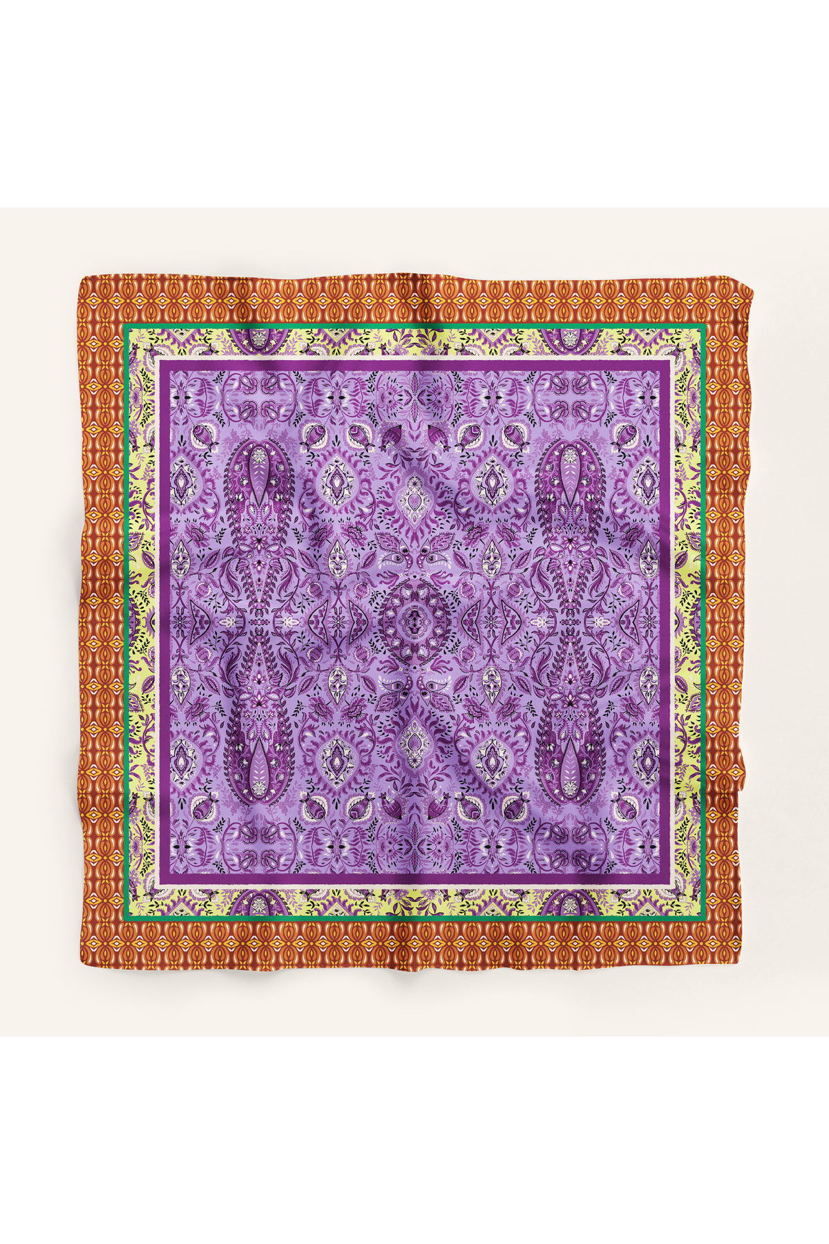 Floral Patterned BandanaDG9878-79 70x70