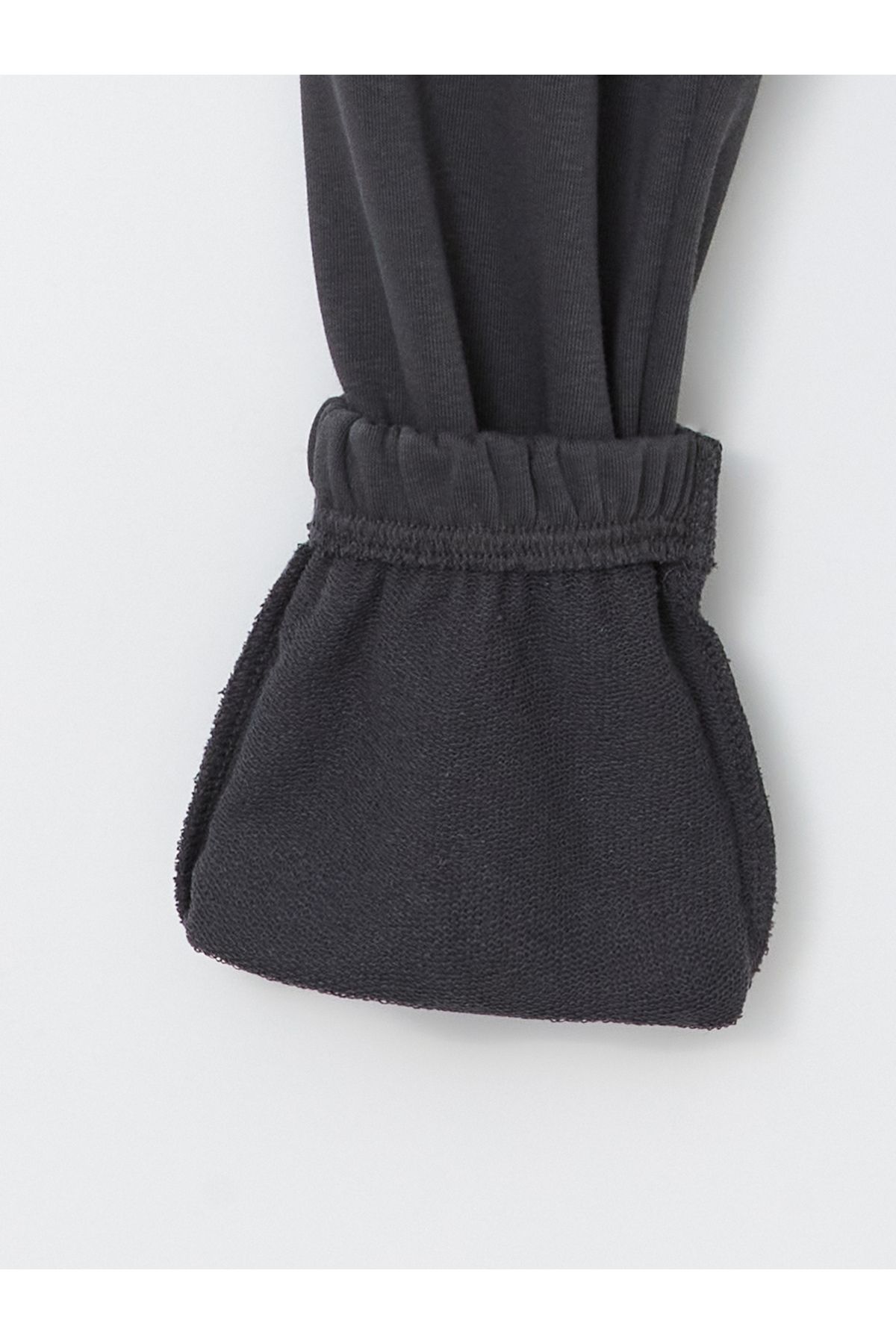 LC Waikiki-Pantaloni de jogger groși pentru femei cu talie elastică - W43322z8 2