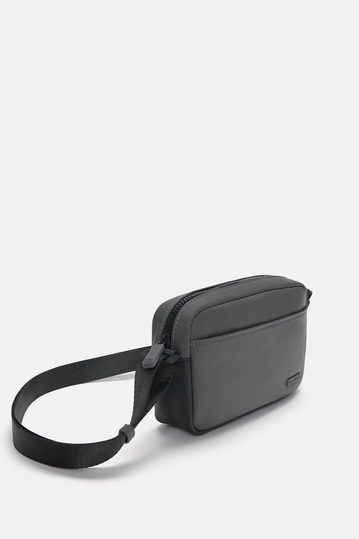 کیف کمری خاکستری زنانه و بند متقاطع Pull Bear Pull & Bear