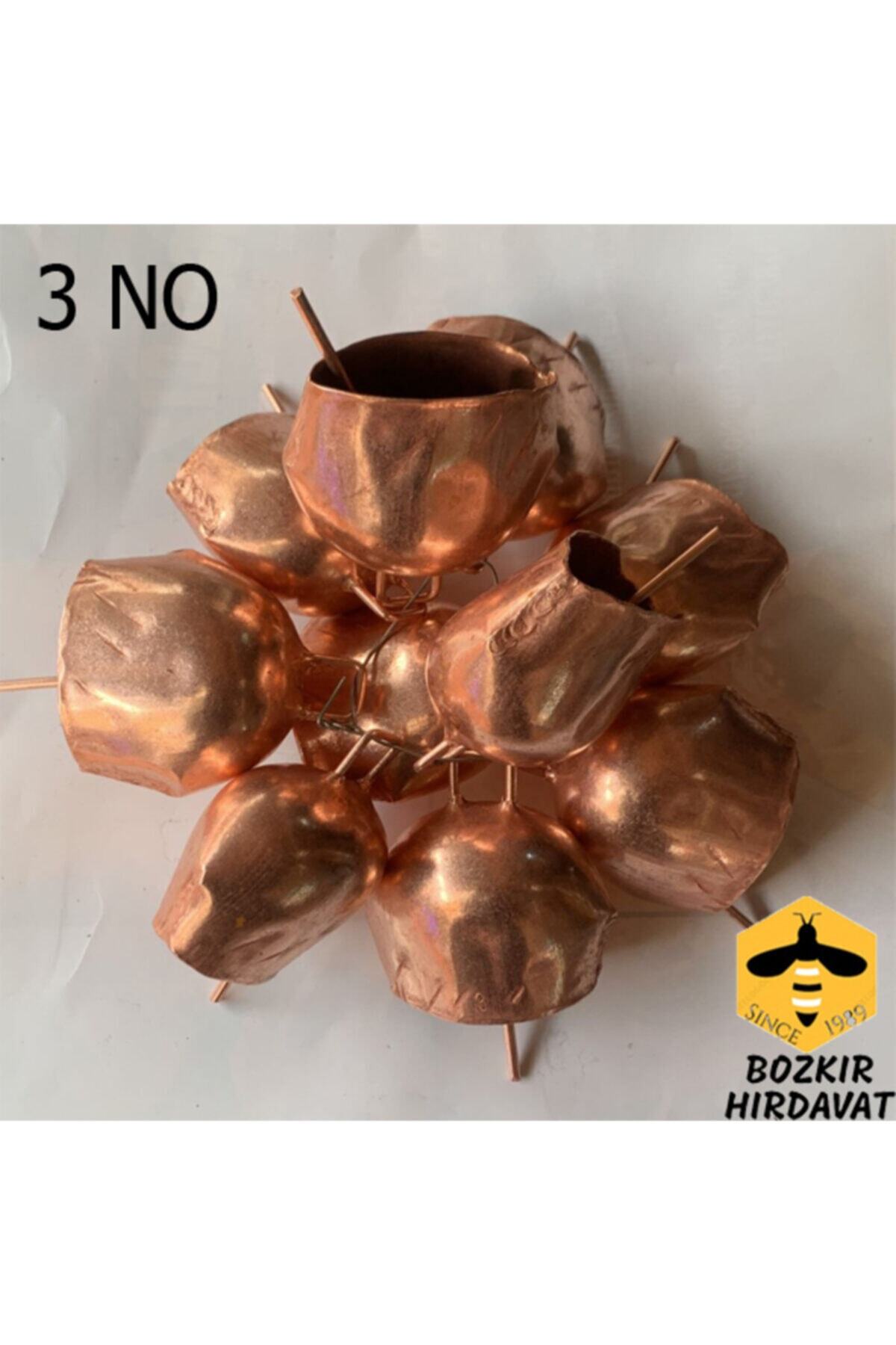 BOZKIR HIRDAVAT Çan Hayvan Çanı Zili Bakır 3 No