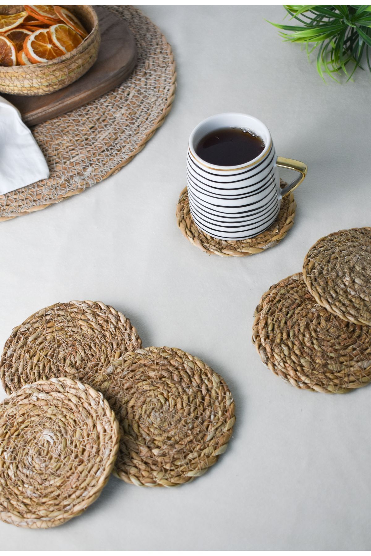 LALEZEN HOME 6-Piece Straw Cup Waste