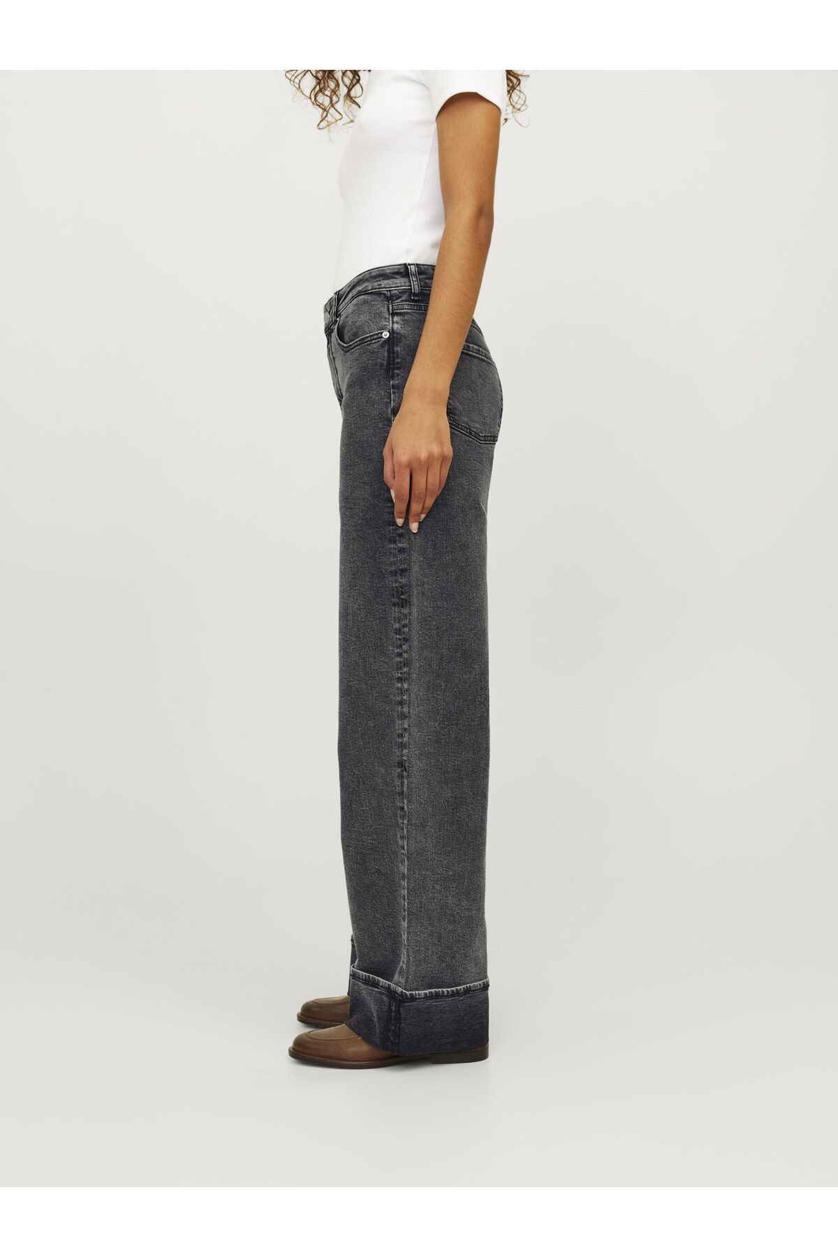 JJXX-Weit Geschnitten Jxtokyo Wide Fold Hw Jeans Dnm Ln 6
