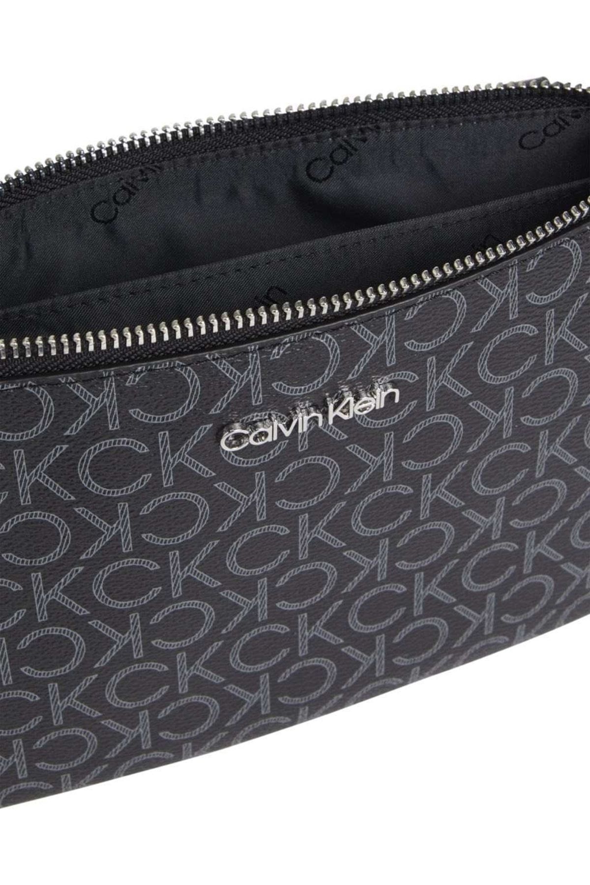 کیف شانه ای مشکی زنانه سیاه ck باید تک رنگ xbody Calvin Klein