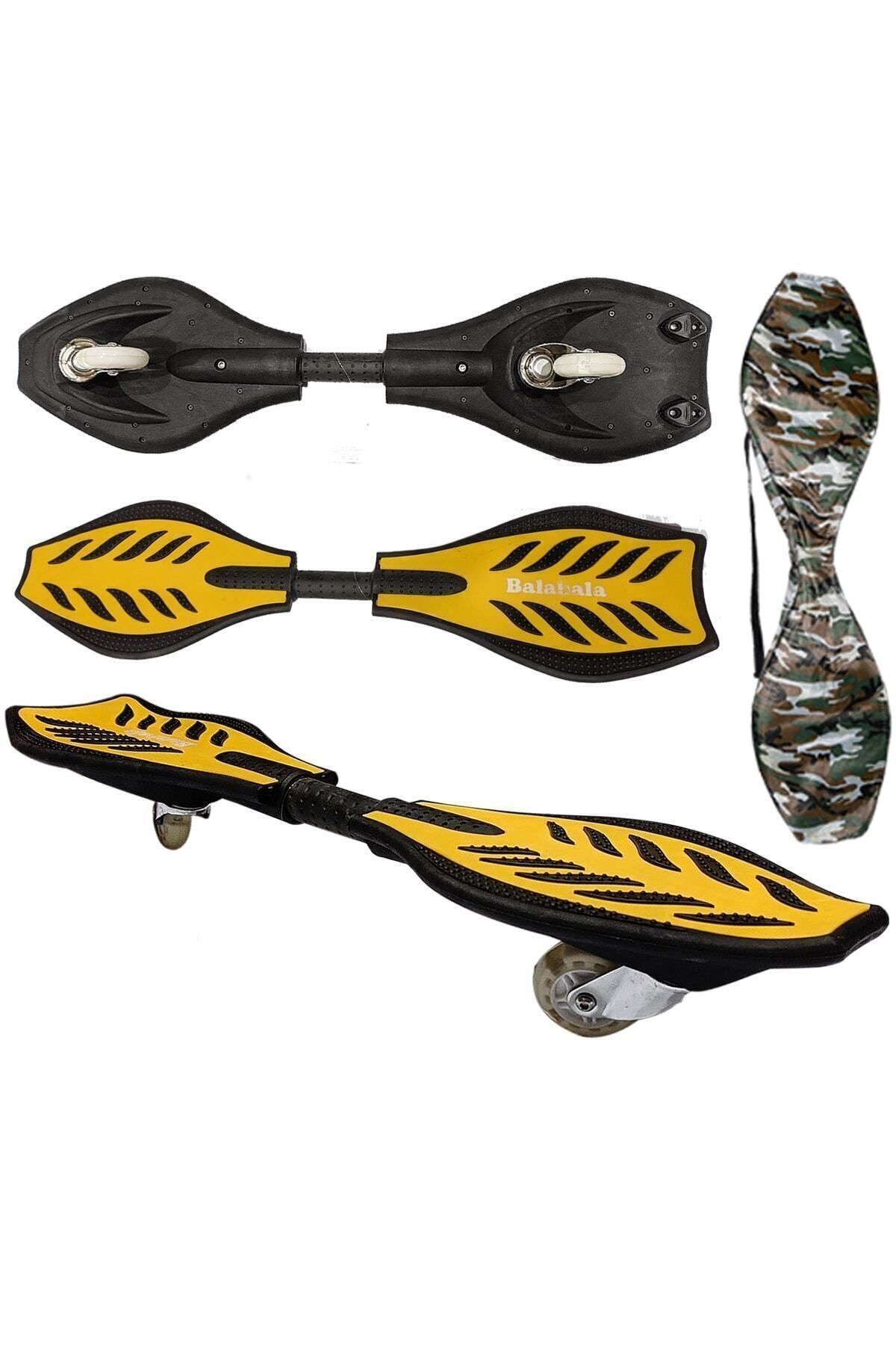 Kaykay Çantalı 2 Tekerlekli Waveboard Şeytan Kaykayı - 2