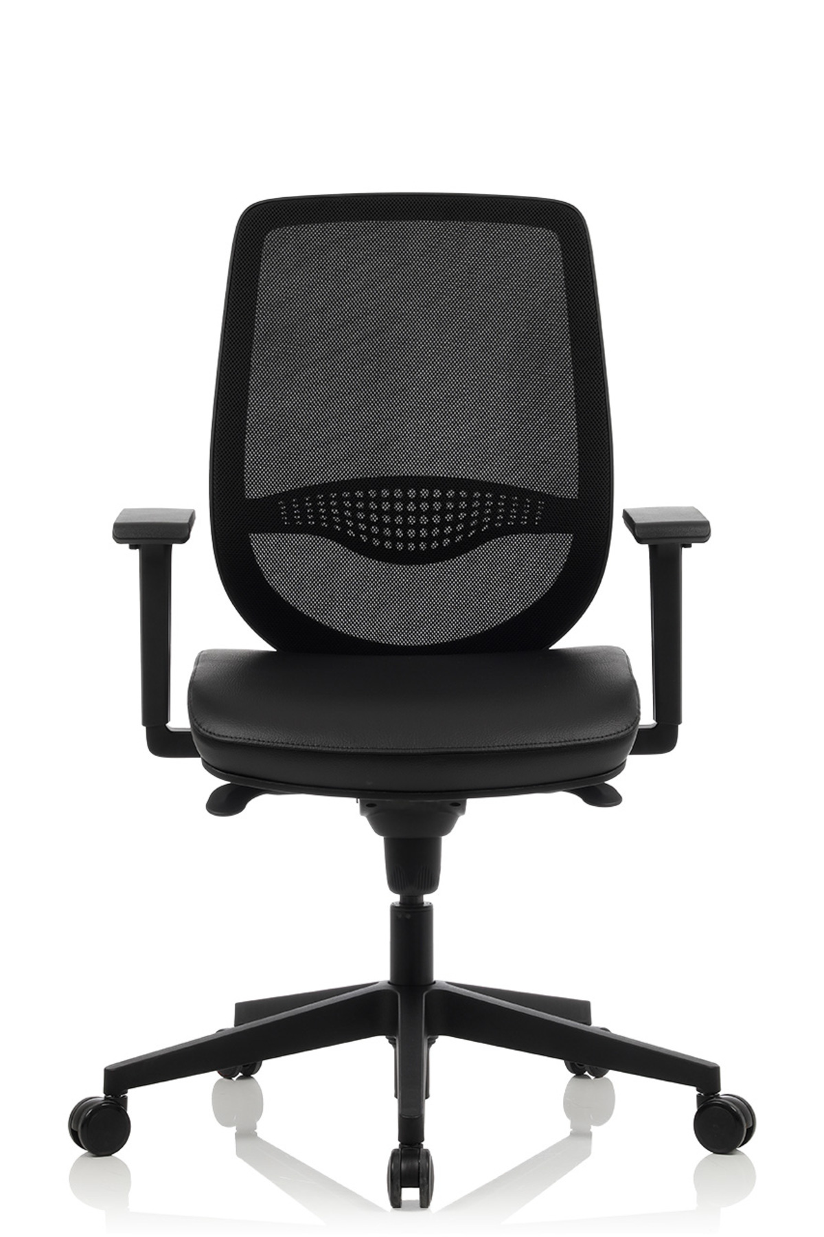 Bürosit Rhyme Plastik Ayarlı Kolçaklı Çalışma Koltuğu (SUNİ DERİ)