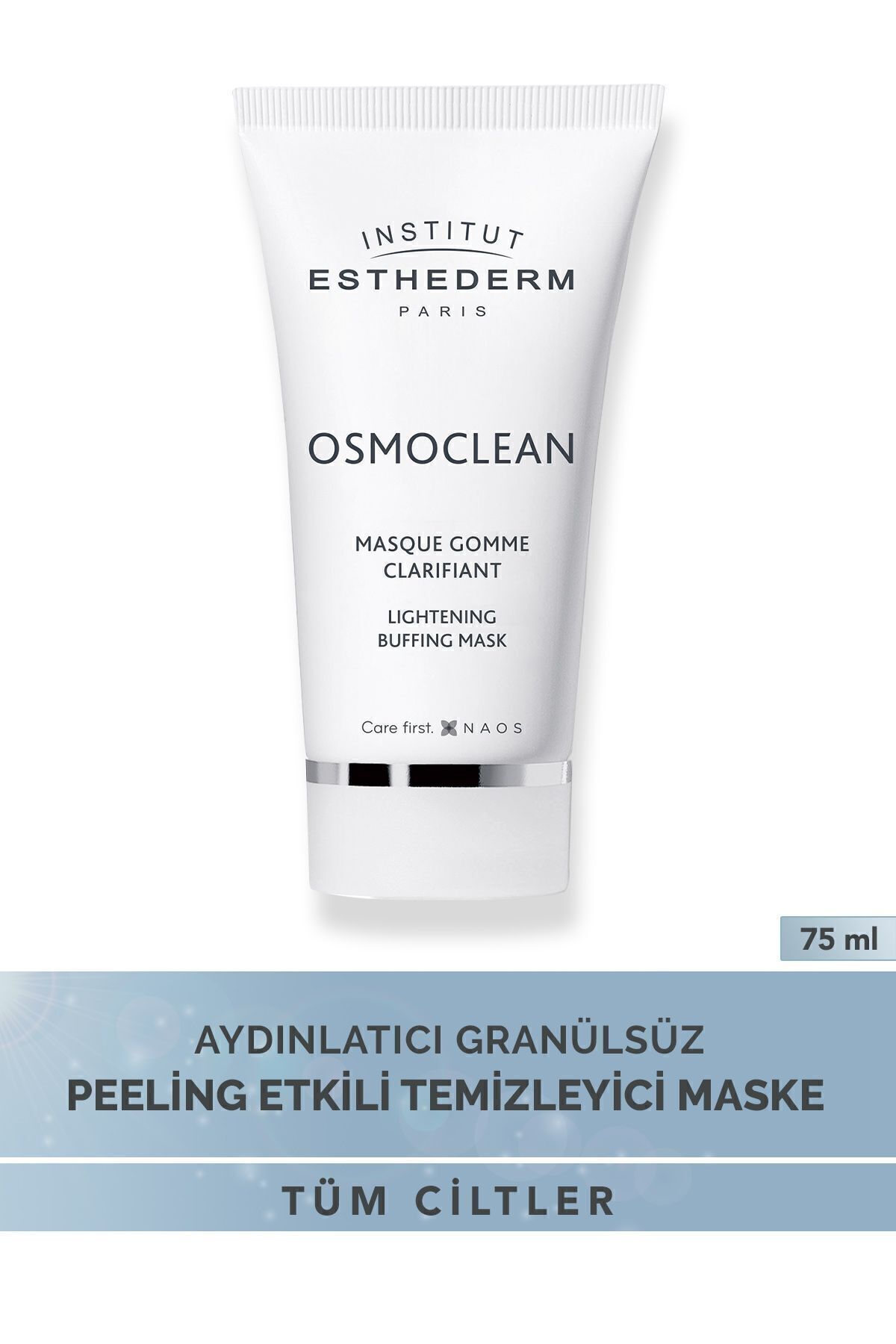 مجموعه 2 عددی ماسک لایه بردار پاک کننده و پاک کننده پوست صورت Osmoclean ضد سر سیاه INSTITUT ESTHEDERM
