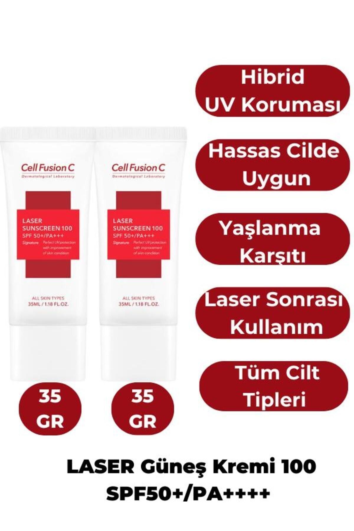 مجموعه ضد آفتاب لیزر 100 SPF50+/PA+++ 35ml+35ml Cell Fusion C