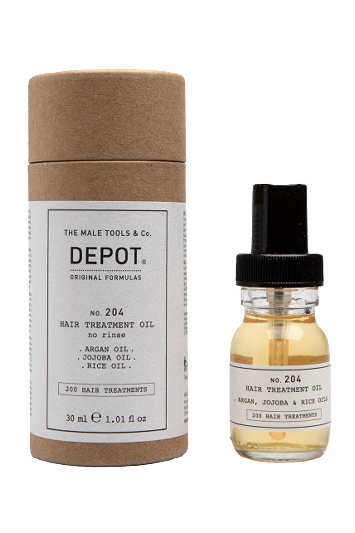 شماره 204 درمان مو روغن مراقبت از مو 30 میلی لیتر DEPOT
