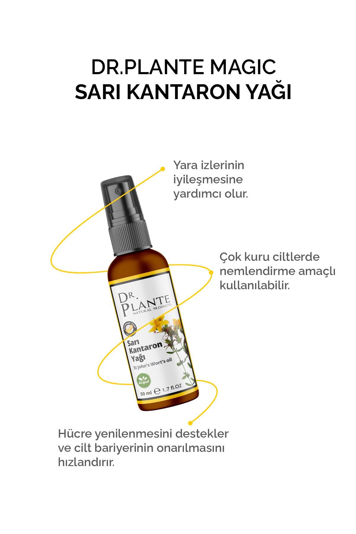 روغن مخمر سنت جان - 50 میلی لیتر Dr. Plante