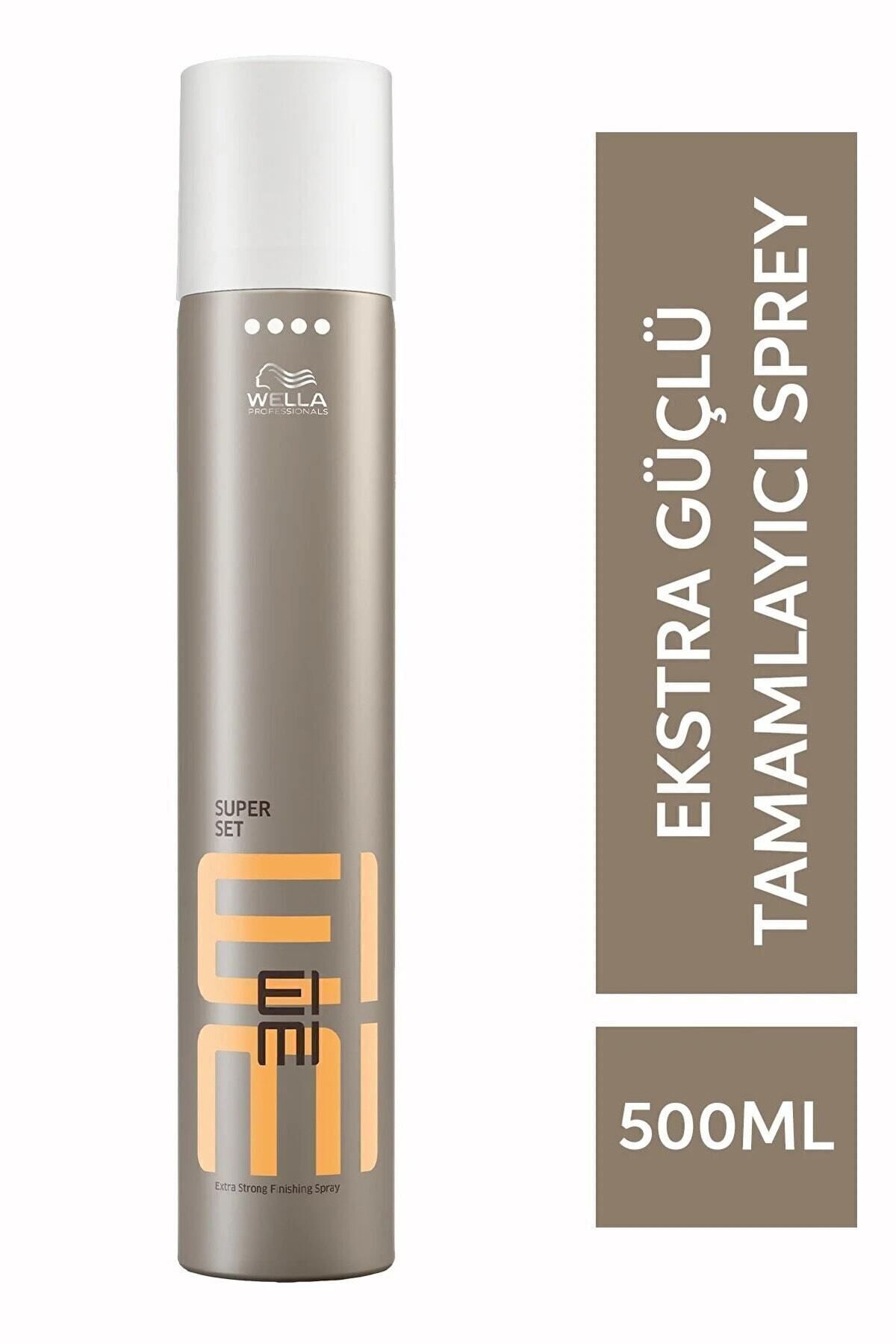 اسپری تکمیل کننده مو WELLA Emı Super Set 500 میلی لیتر Wella Professionals