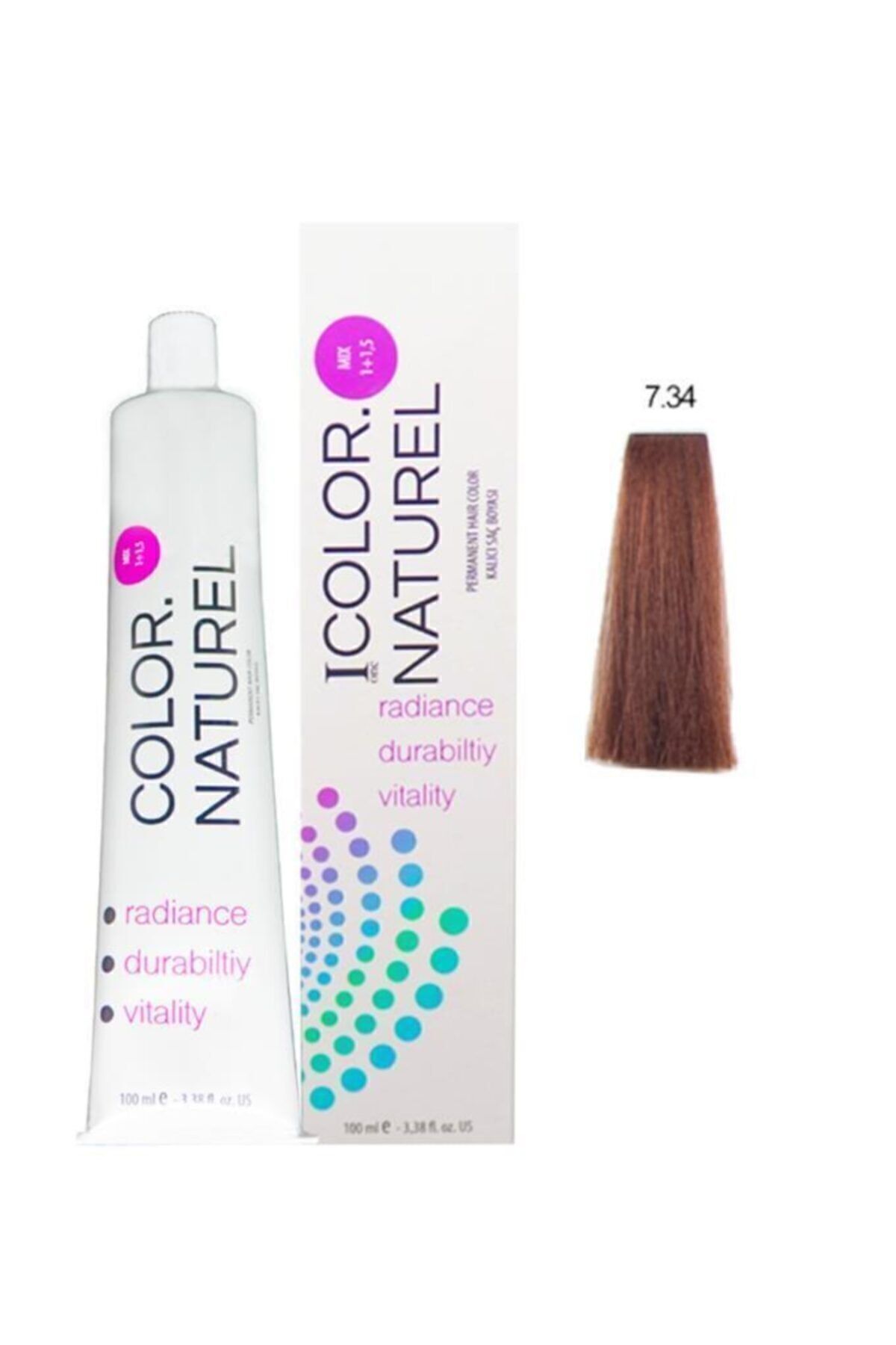 رنگ موی دائمی 100 میلی لیتر Color Naturel