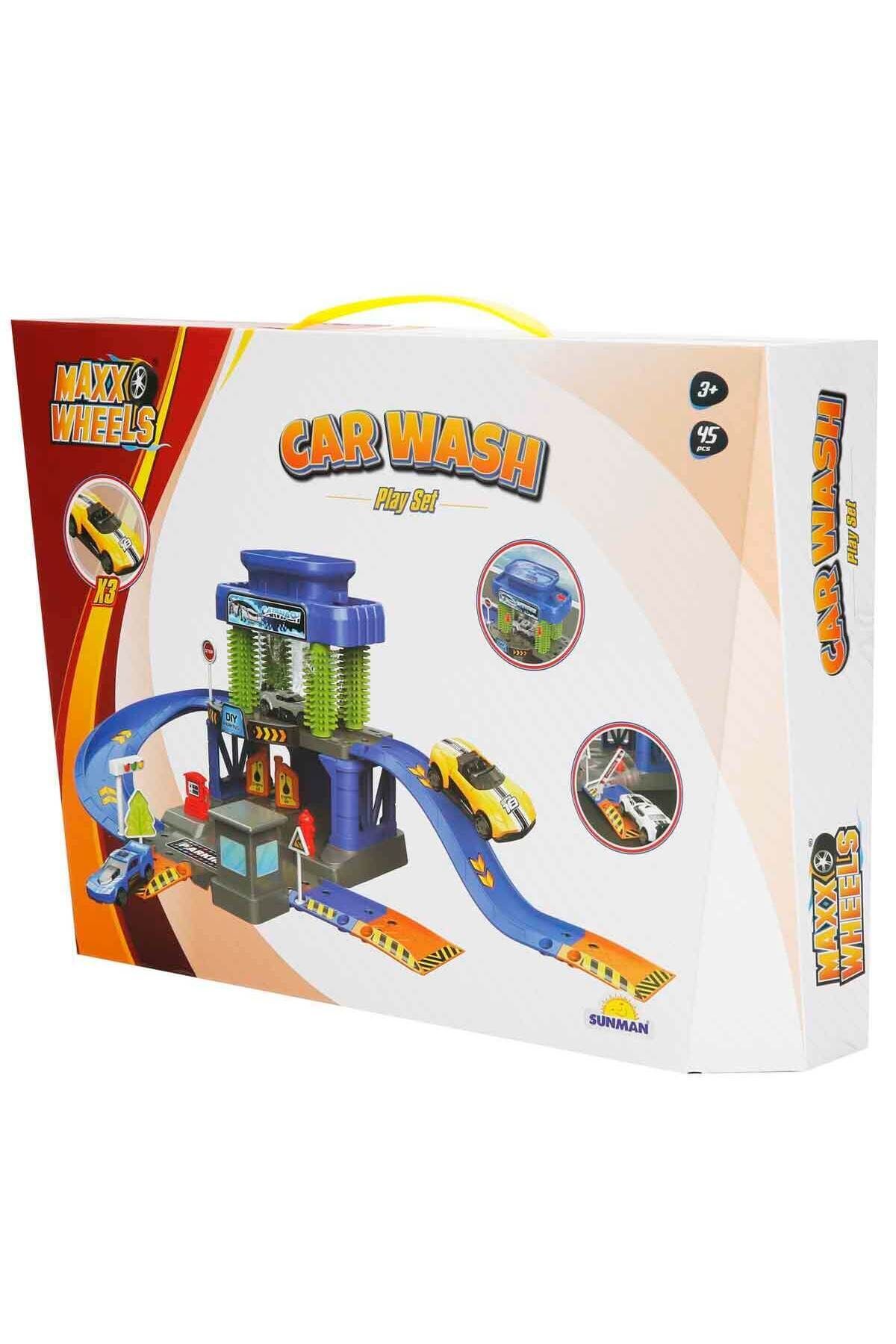 Sunman-Max Wheels 03592 Model Car Wash and Garage Set 3