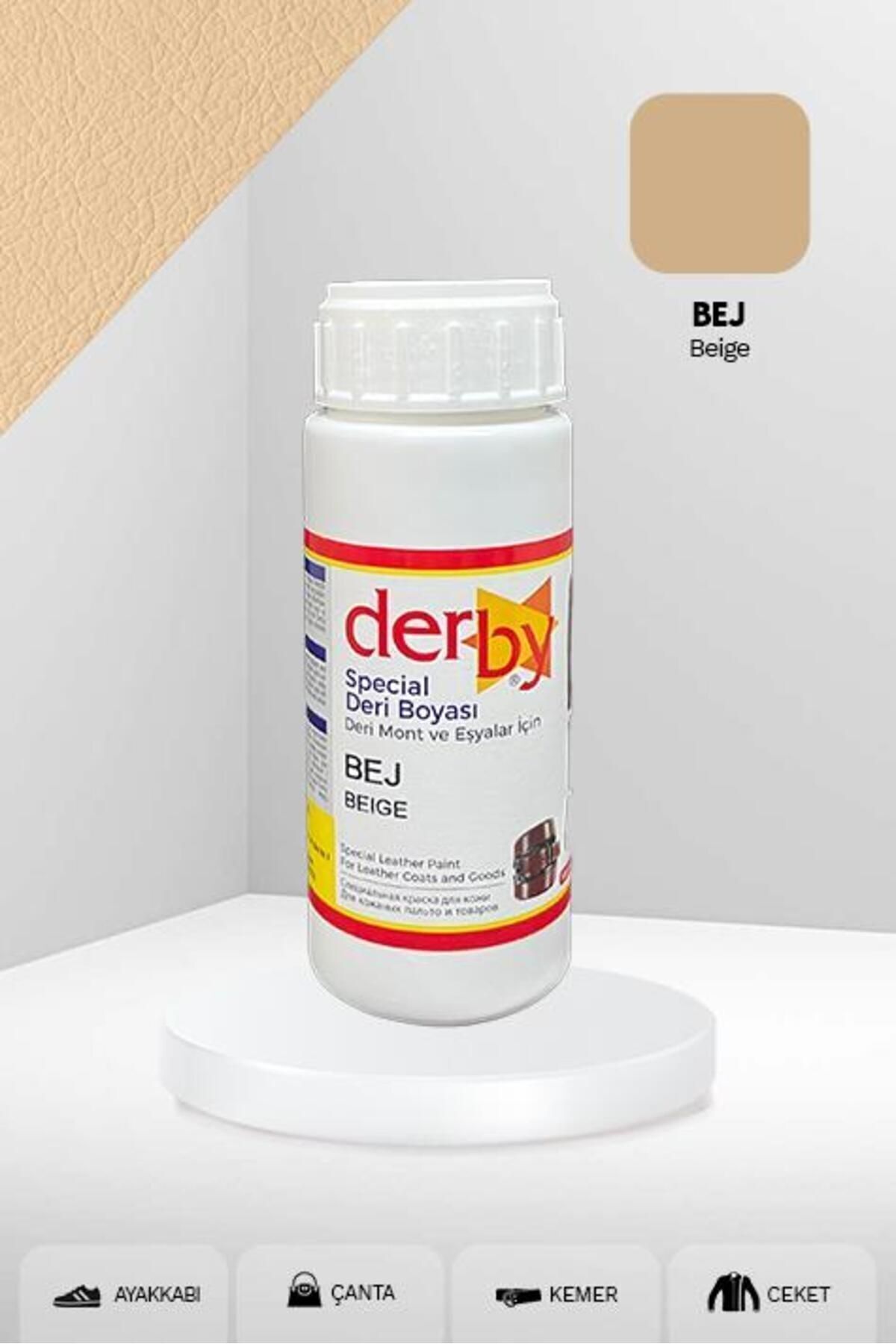 Derby Special Deri Boyası 100 ml / Mont Eşya Çanta Kemer Cüzdan Ayakkabı Deri Boyası