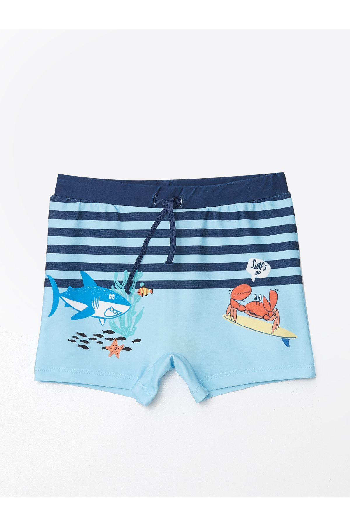 LC Waikiki-Bedruckte Badeshorts mit elastischem Bund für Babys 1