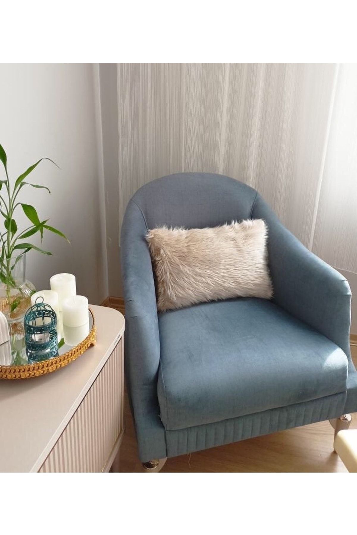 YILMAZHOME-غطاء وسادة مستطيل من القطيفة - (30 × 50 عظمة) 2