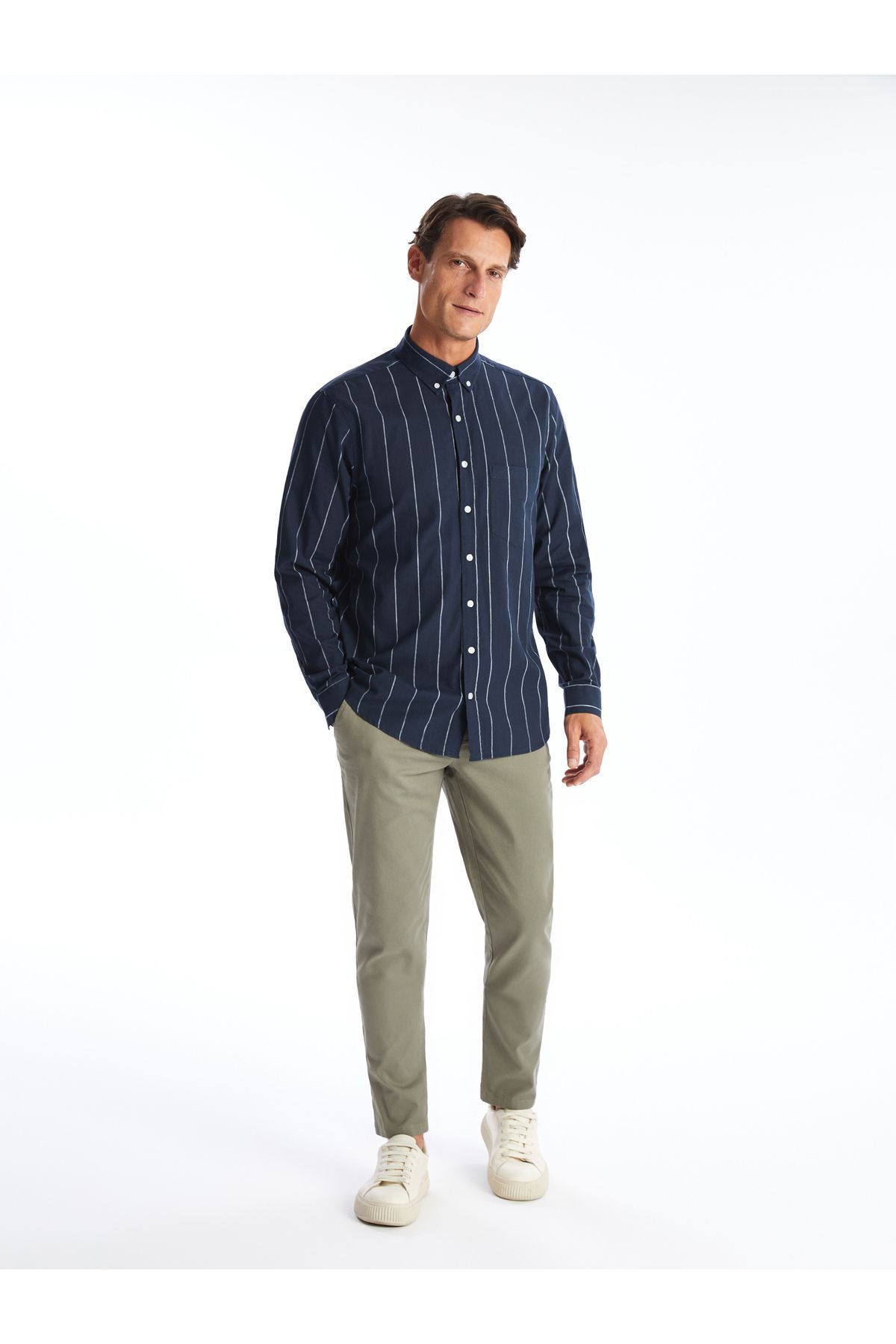 LC Waikiki Męskie Spodnie Chino – Obcisły Krój Mężczyzna - 30