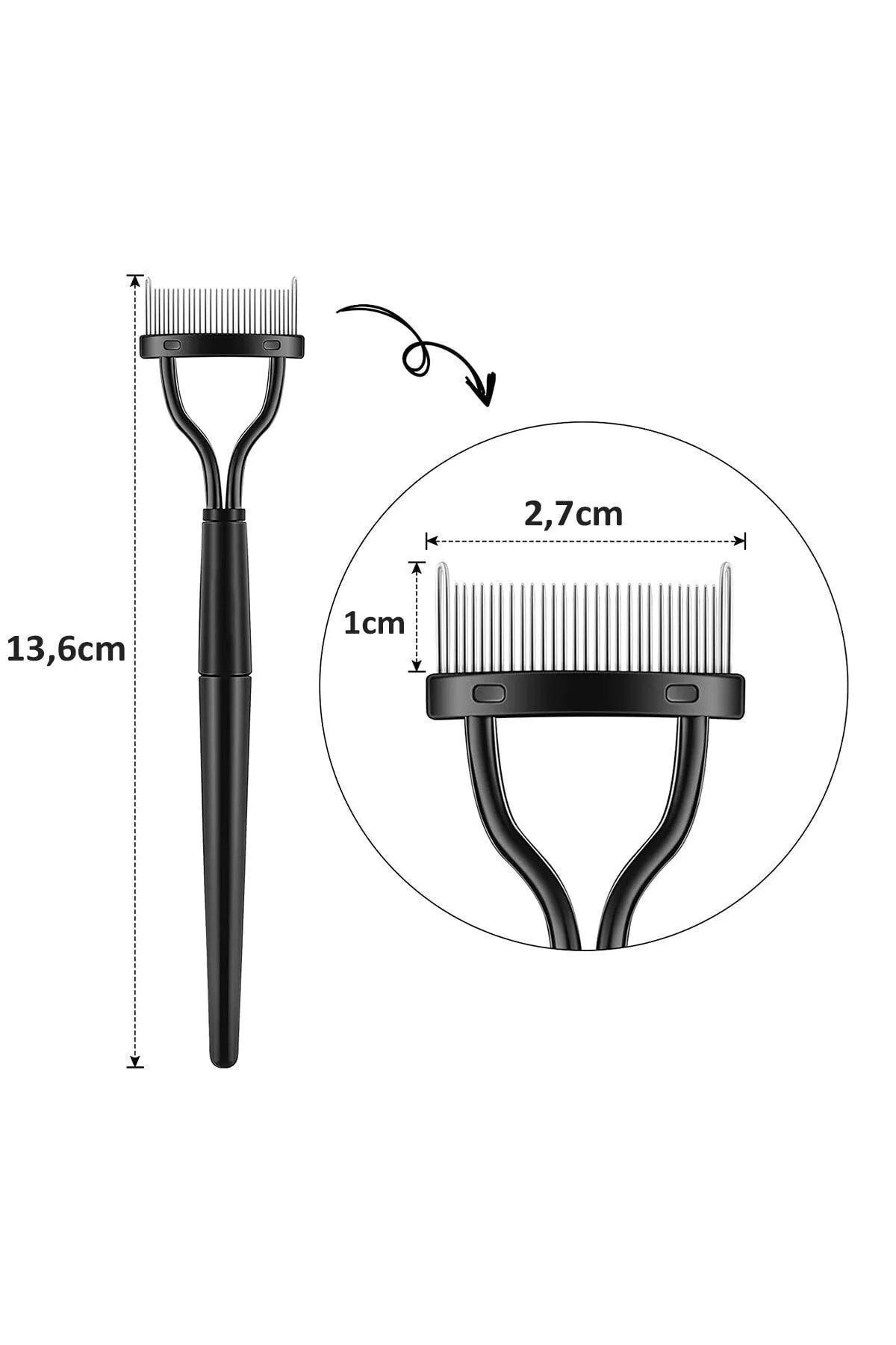 obrigado-Eyelash Organizer Tool - Bag Separator Comb, Curling Tool 2