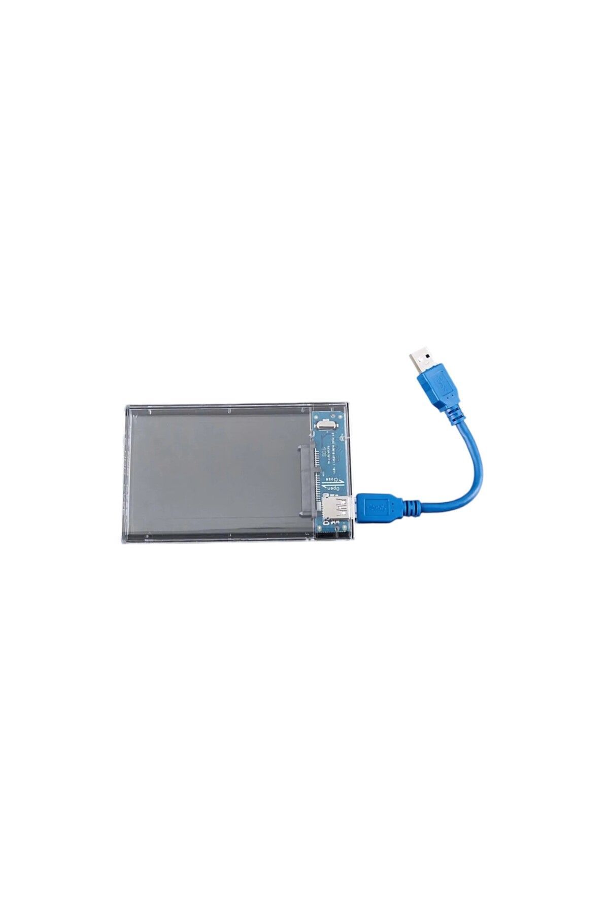 KENLY-Transparent 2.5" Sata SSD Usb 3.0 External Slim Harddisk Box 3