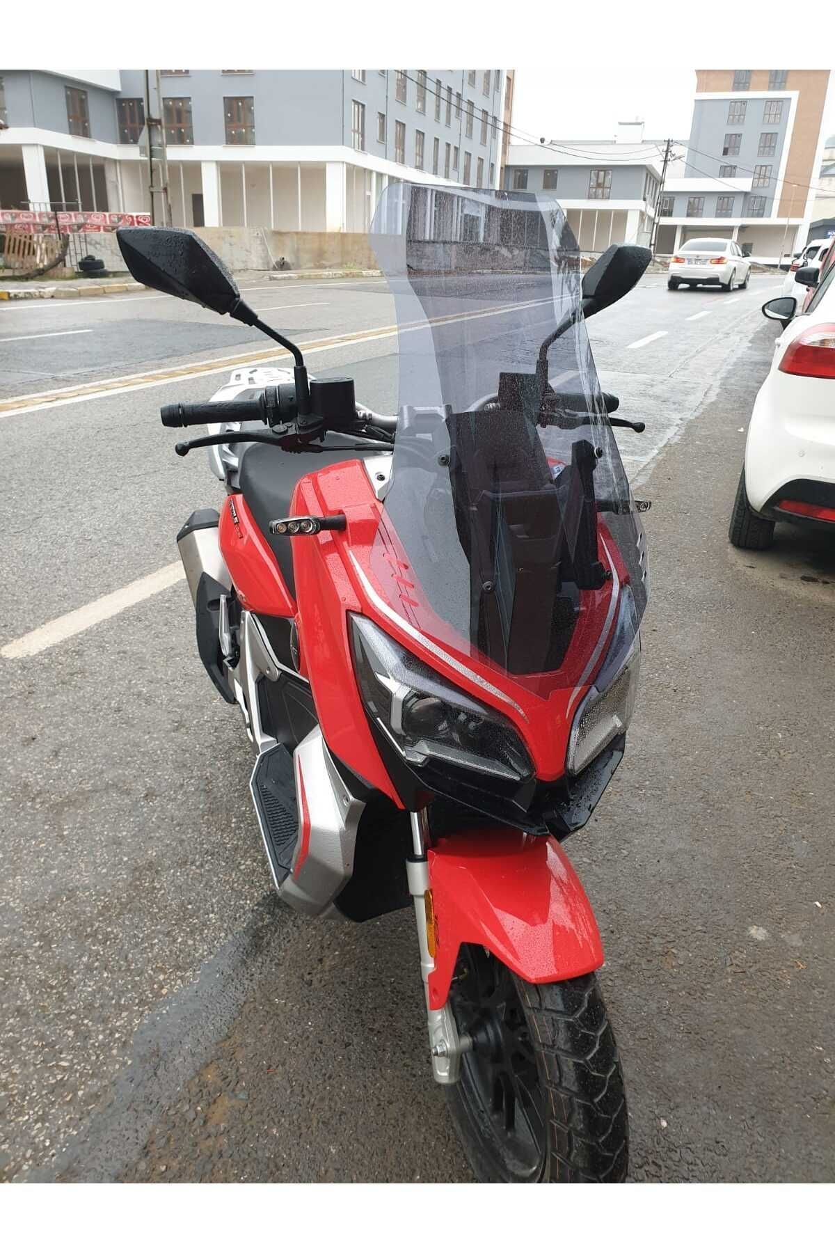 RKS Reale 125 Siperlik Ön Cam 2023-2025 Model 65cm Füme Renkli 4mm ORTA BOYLU Cam