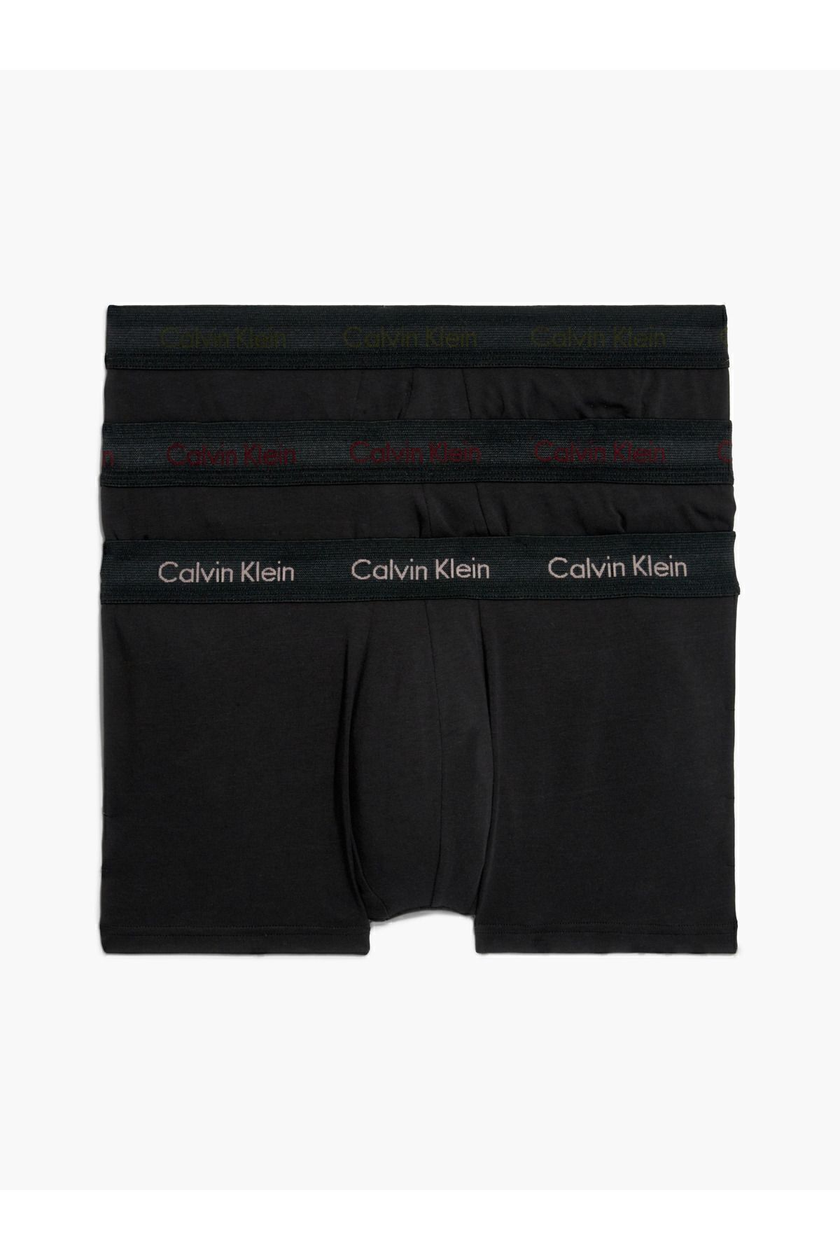 Calvin Klein Men s Black Boxers with Brand Logo and Elastic Band Suitable for Daily Use U2664g ca0 Trendyol