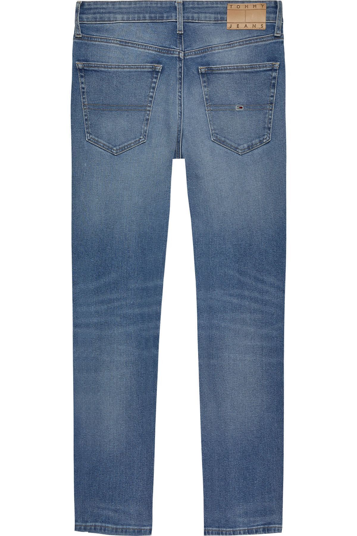 شلوار جین مردانه آرم برند آقایان SCANTON SLIM FIT شیک و زیبا 5 جیب کلاسیک مناسب برای استفاده روزانه Tommy Hilfiger