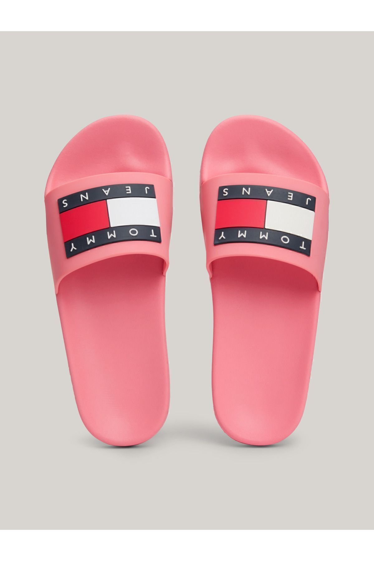 دمپایی صورتی زنانه لاستیک مبتنی بر ورود به نام تجاری با روزمره PINK1 EN0EN02115 Tommy Hilfiger