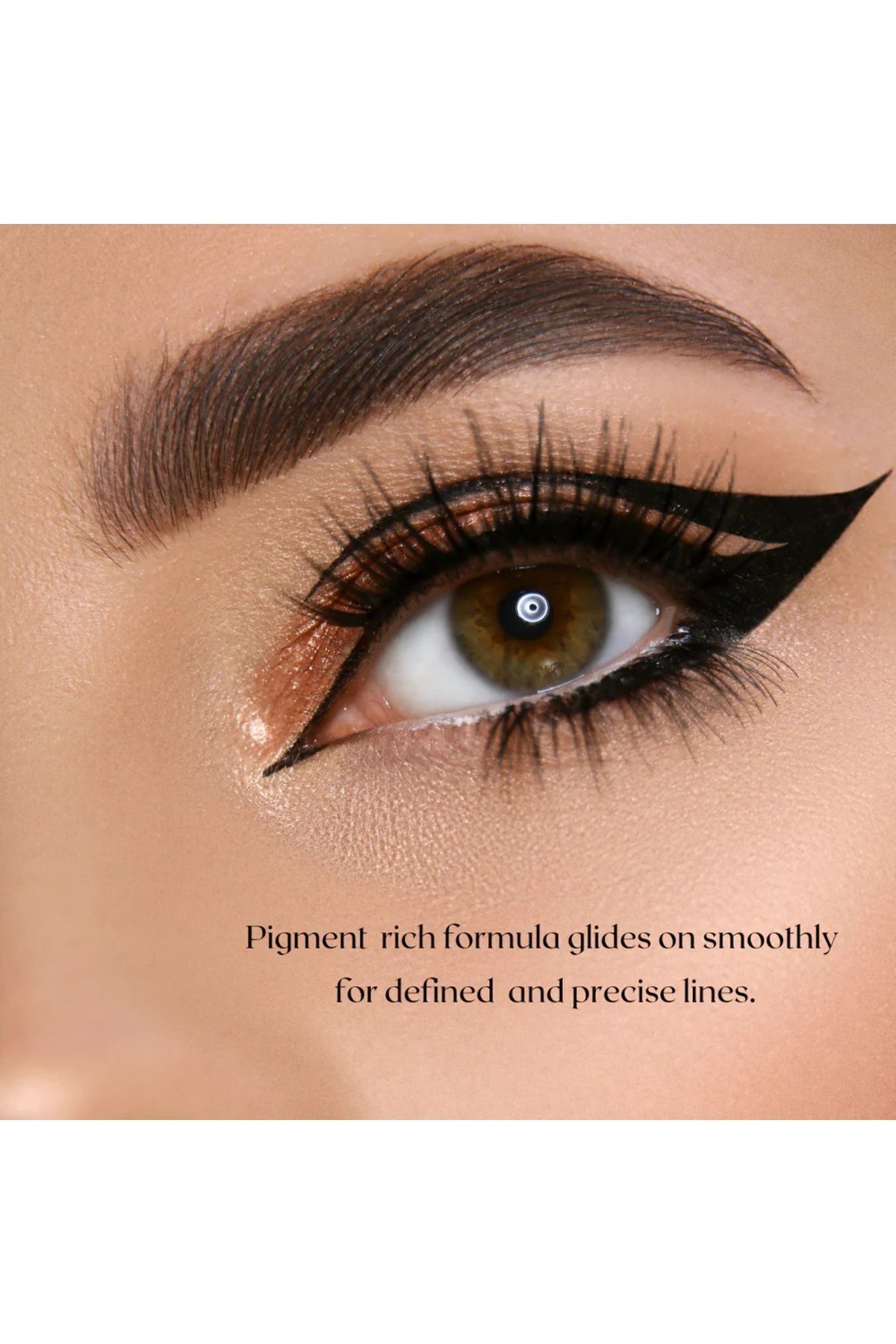 EDA LUXURY BEAUTY-Black Shiny Eye Makeup - Ultra Thin Felt Tip, Waterproof Liquid Eye Liner, Vegan Eye Makeup 2