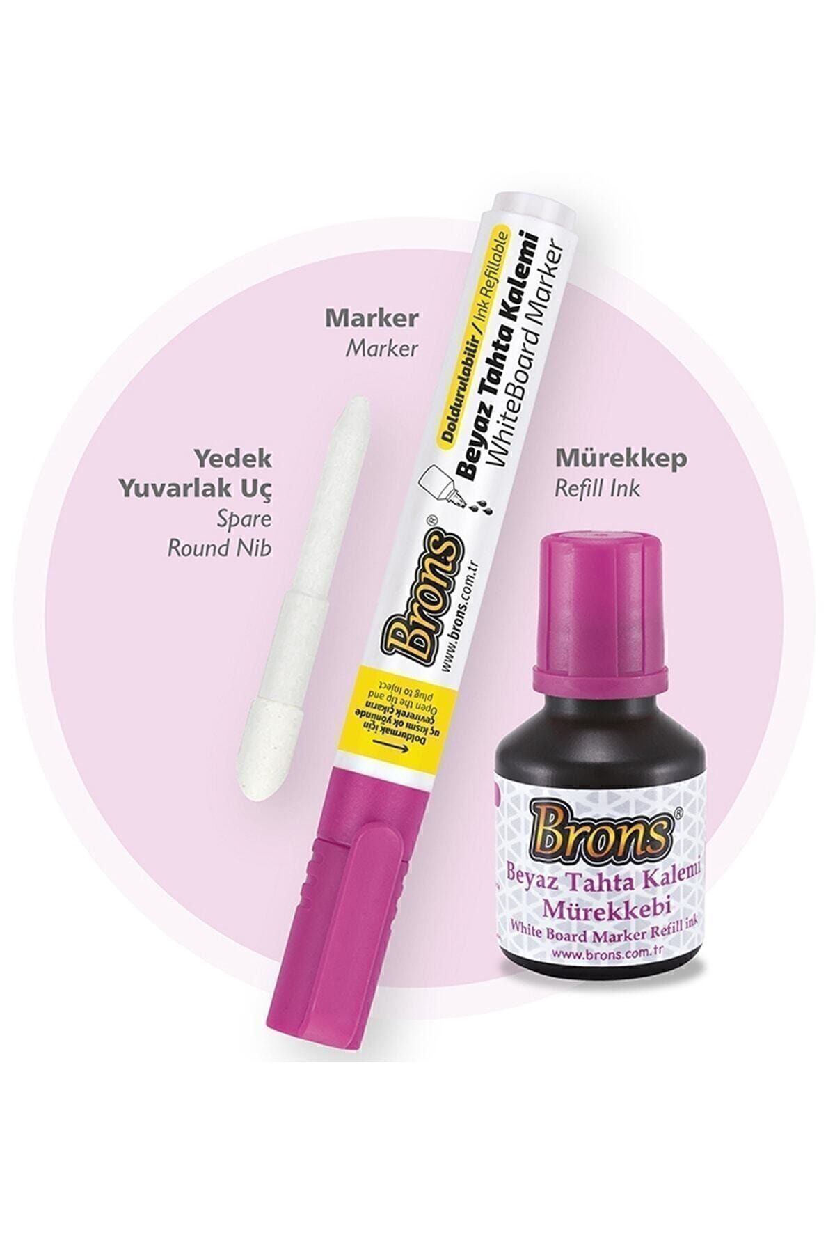 Brons Pembe Tahta Kalemi Ve Mürekkep Seti (br-9558)