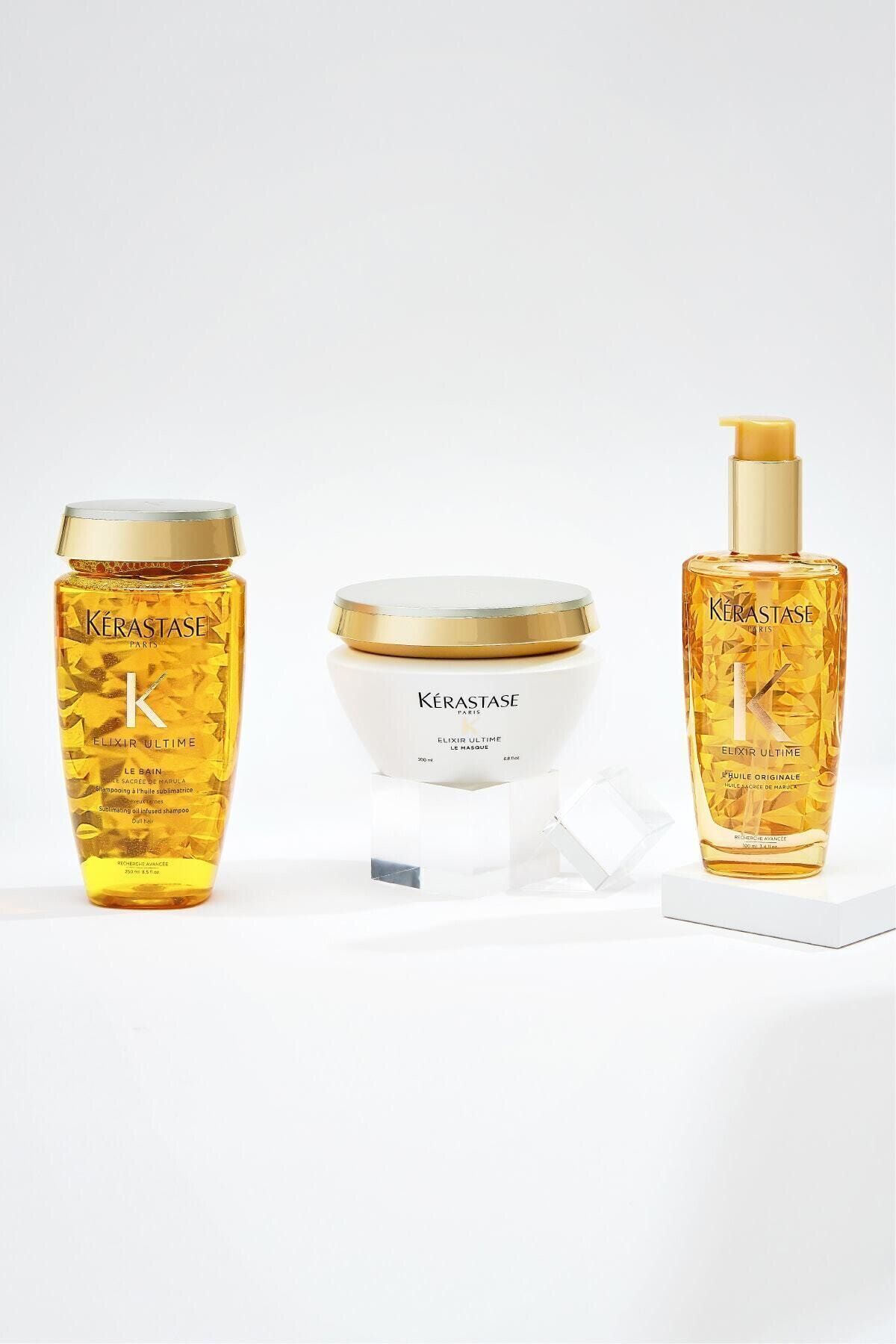 سرم و روغن مو مردانه زنانه ELIXIR ULTIME موهای مات برای مراقبت از چند بعدی 100 میل Kerastase