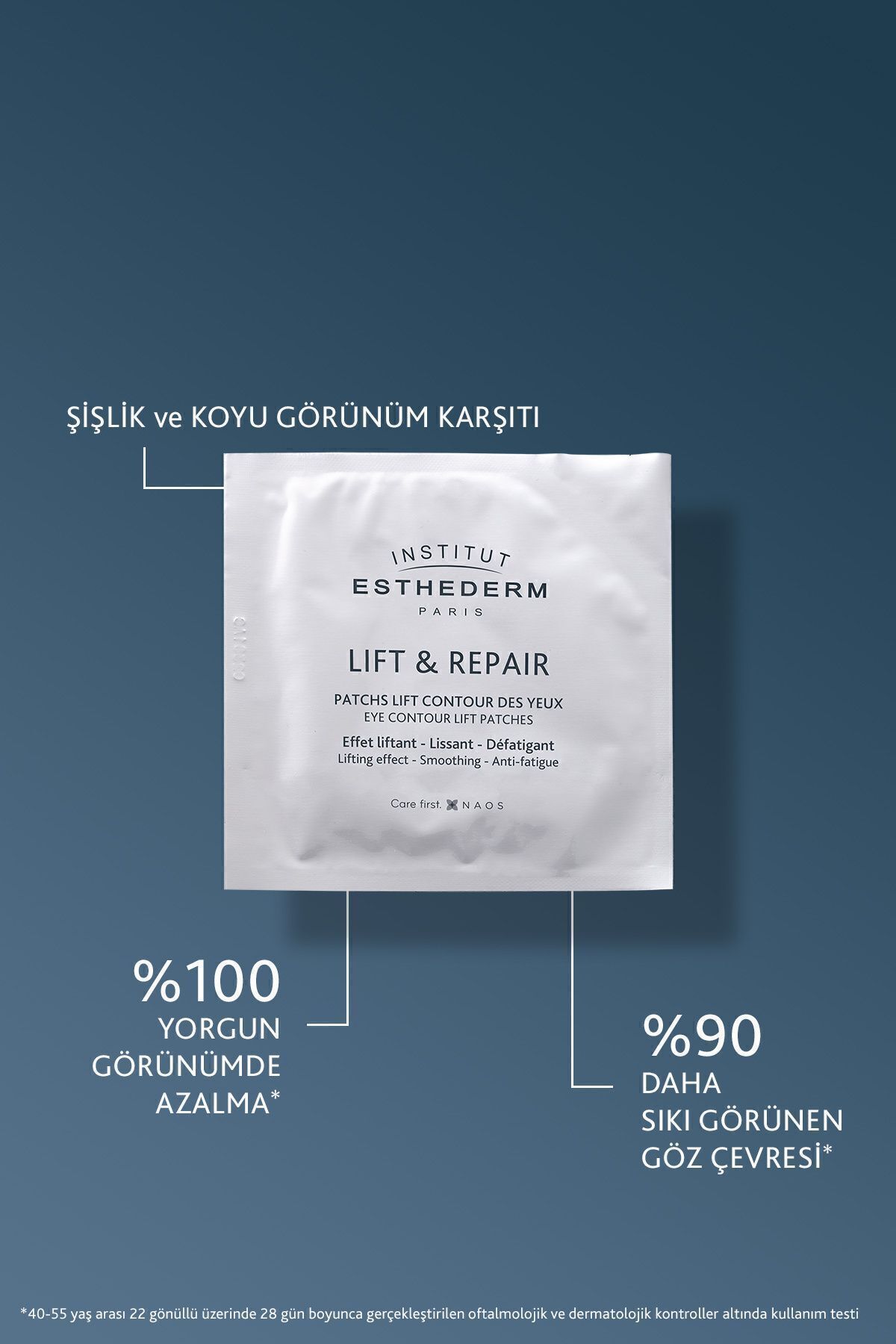 Lift Patches Tired Look and Anti-Wrinkle S.O.S Constructor Eye Contour Mask 2x10 INSTITUT ESTHEDERM