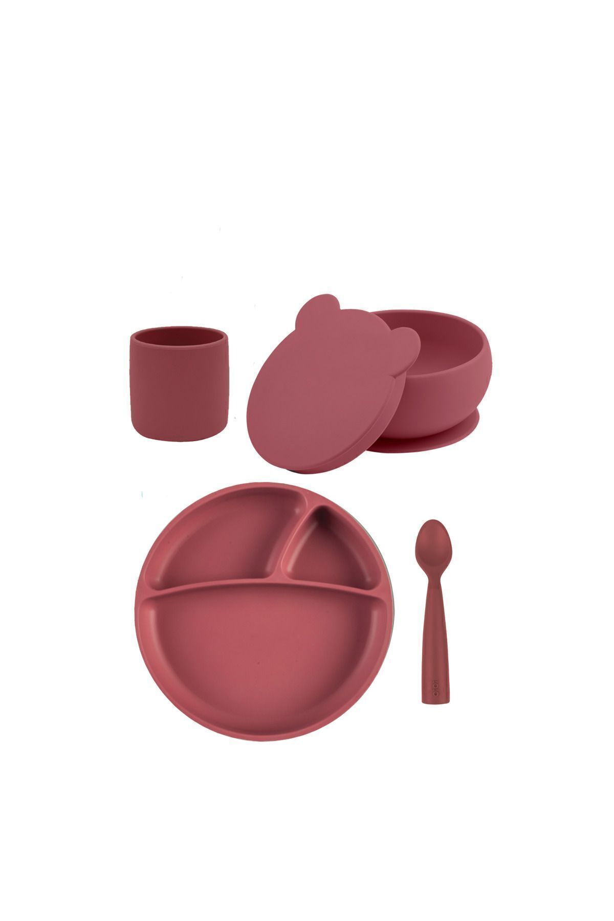 OiOi BLW Beslenme 4'lü Set Velvet Rose fotoğrafı 2 (önizleme)