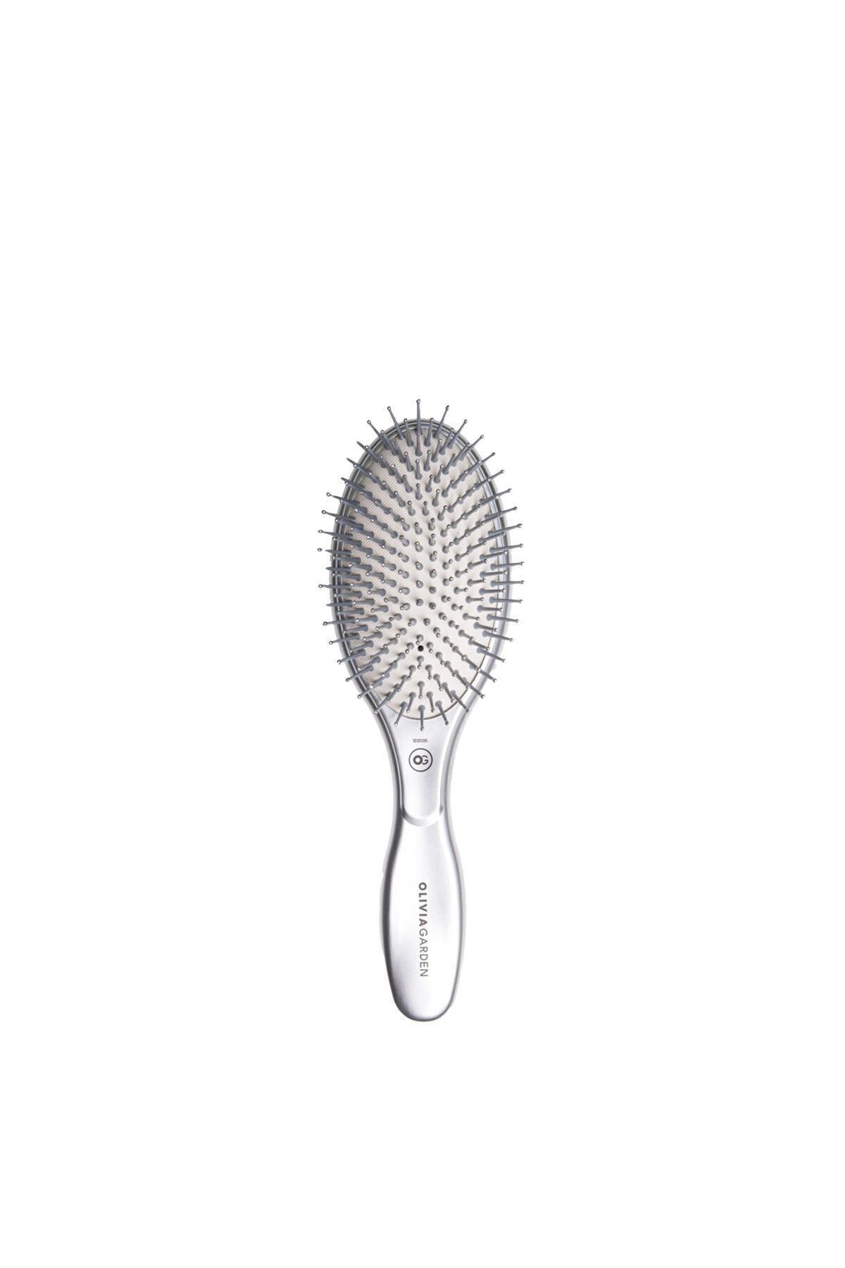 برس مو نقره ای برس نایلونی برس گراز Curve Curve Expert Care Olivia Garden