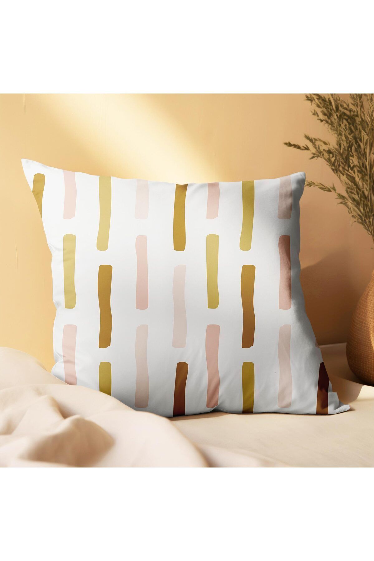 EJOYA-Modern Designed 4-Piece Pillow and Throw Pillow Case 45cm 3